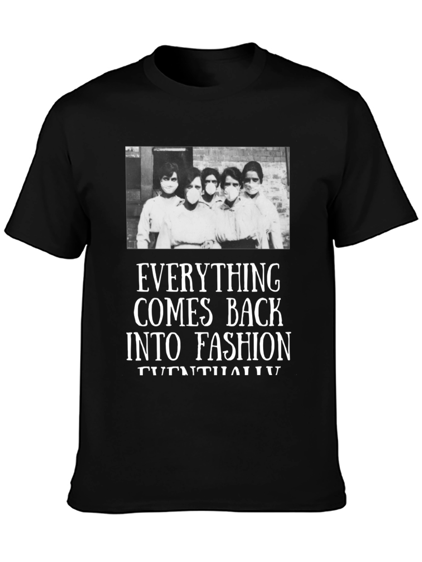 Black Everything Comes Back T-Shirt view 3