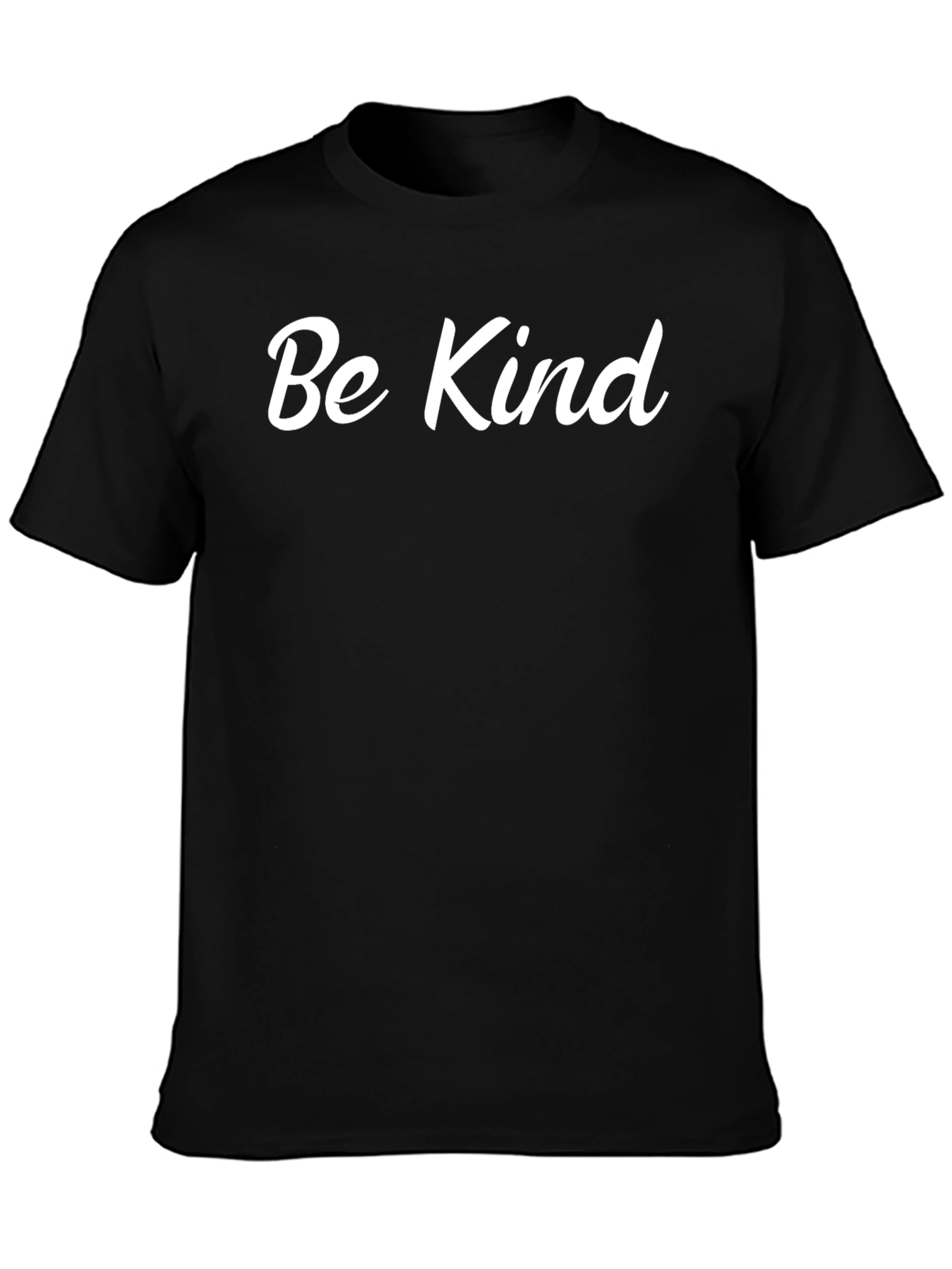 Black Be Kind Graphic Tee - Stylish Black T-Shirt view 3