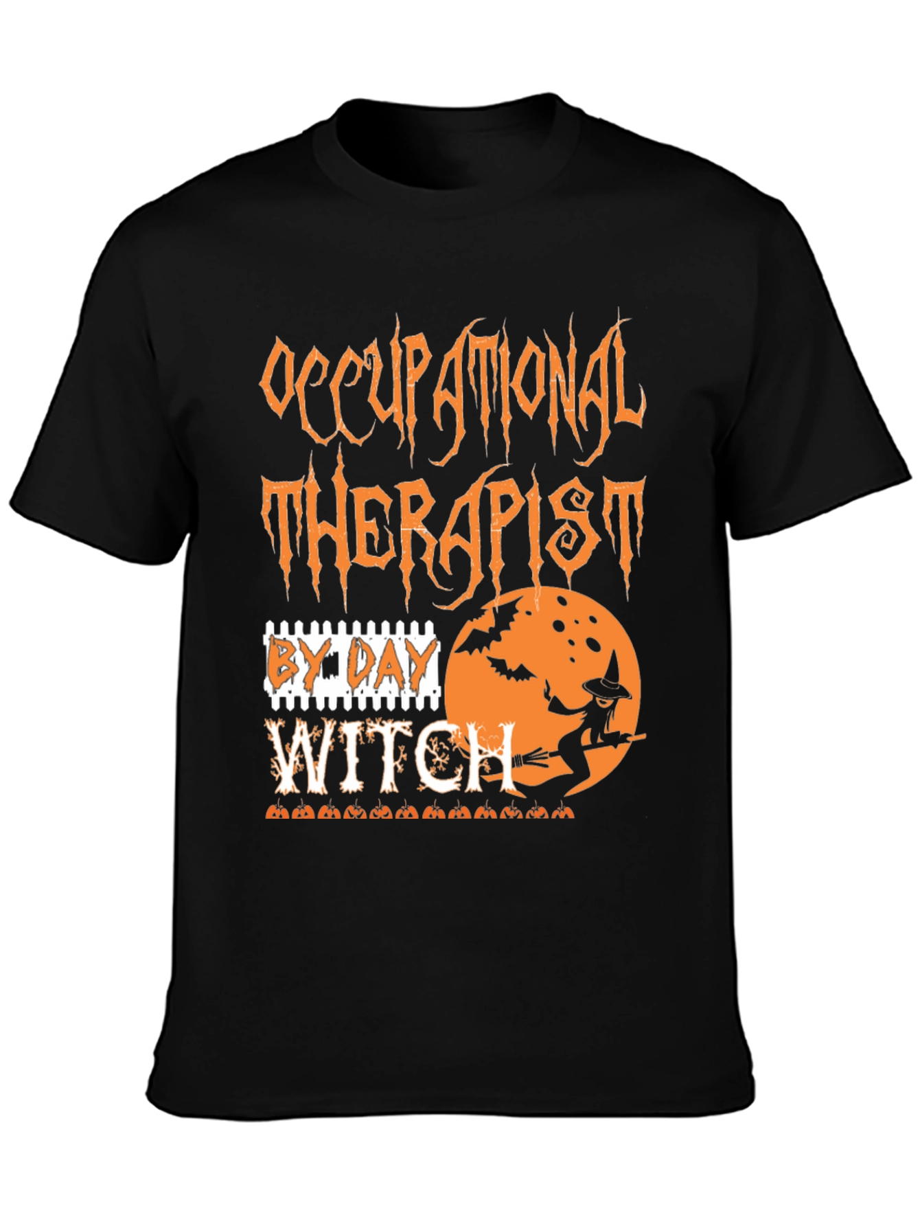 Occupational Therapist By Day Witch Halloween T-Shirt - 3