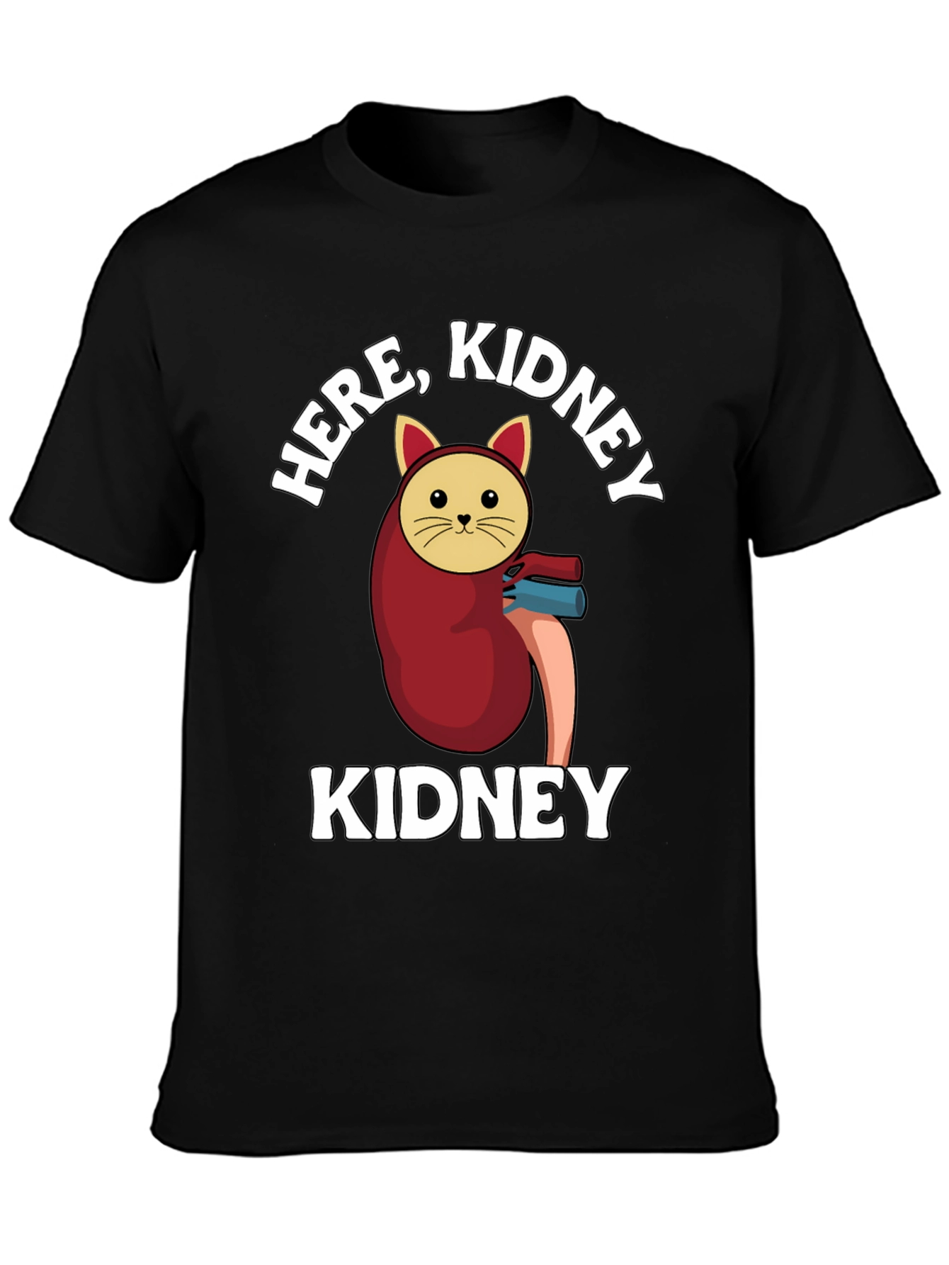 Black Here, Kidney Kidney T-Shirt view 3