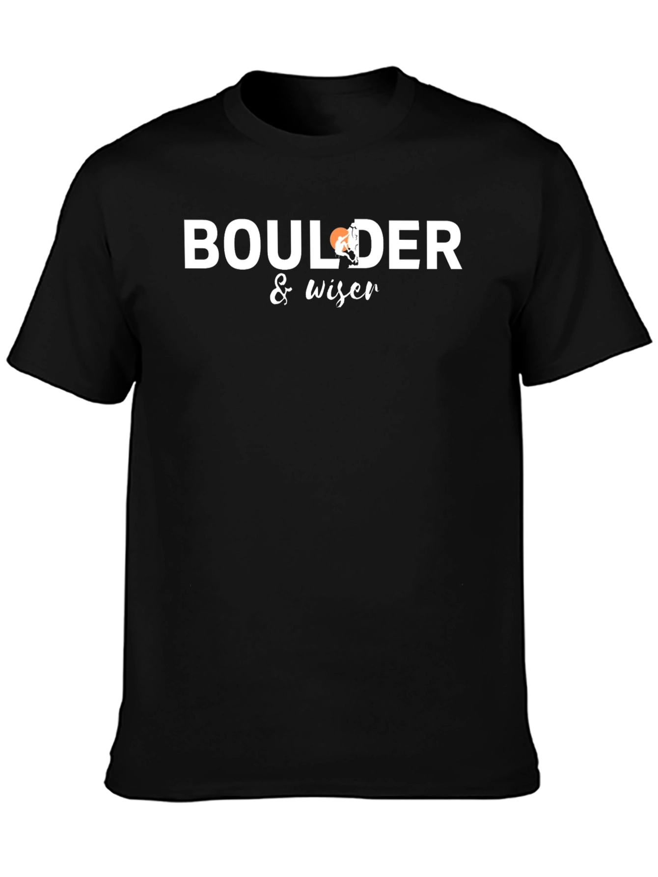 Black Boulder & Wiser Black Graphic T-Shirt view 3