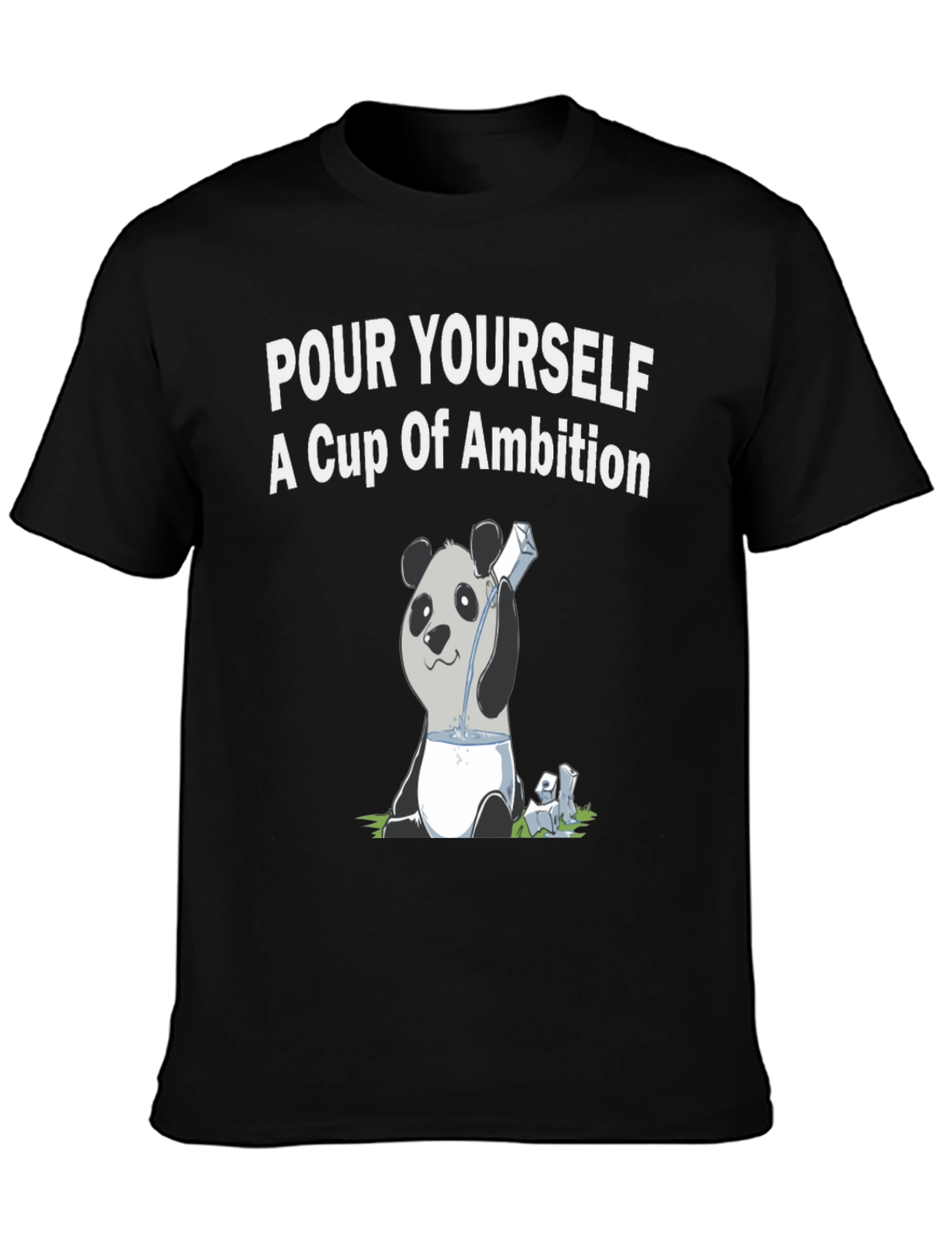 Black Panda 'Pour Yourself Ambition' Graphic Tee view 3