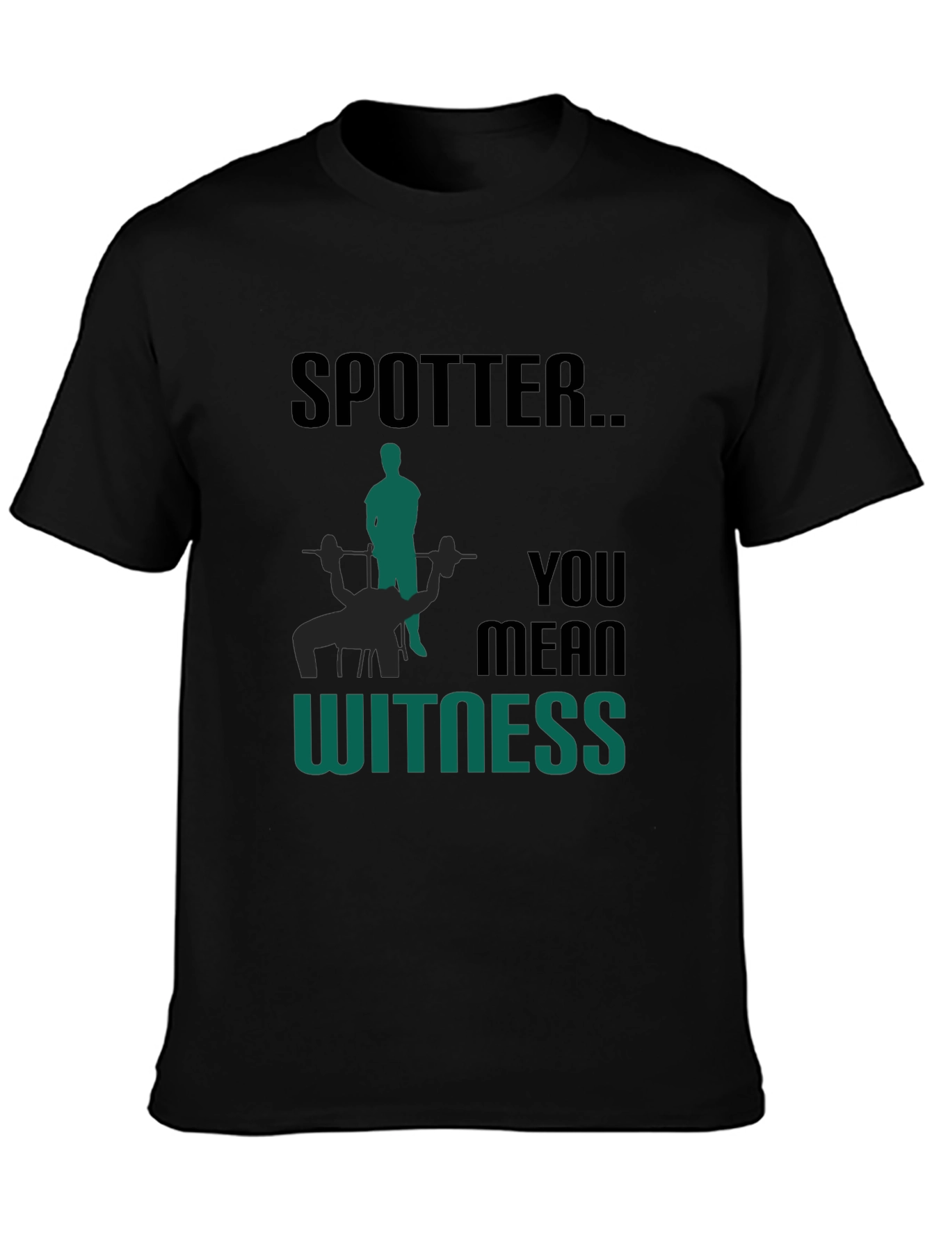 Black Spotter Witness Graphic T-Shirt view 3