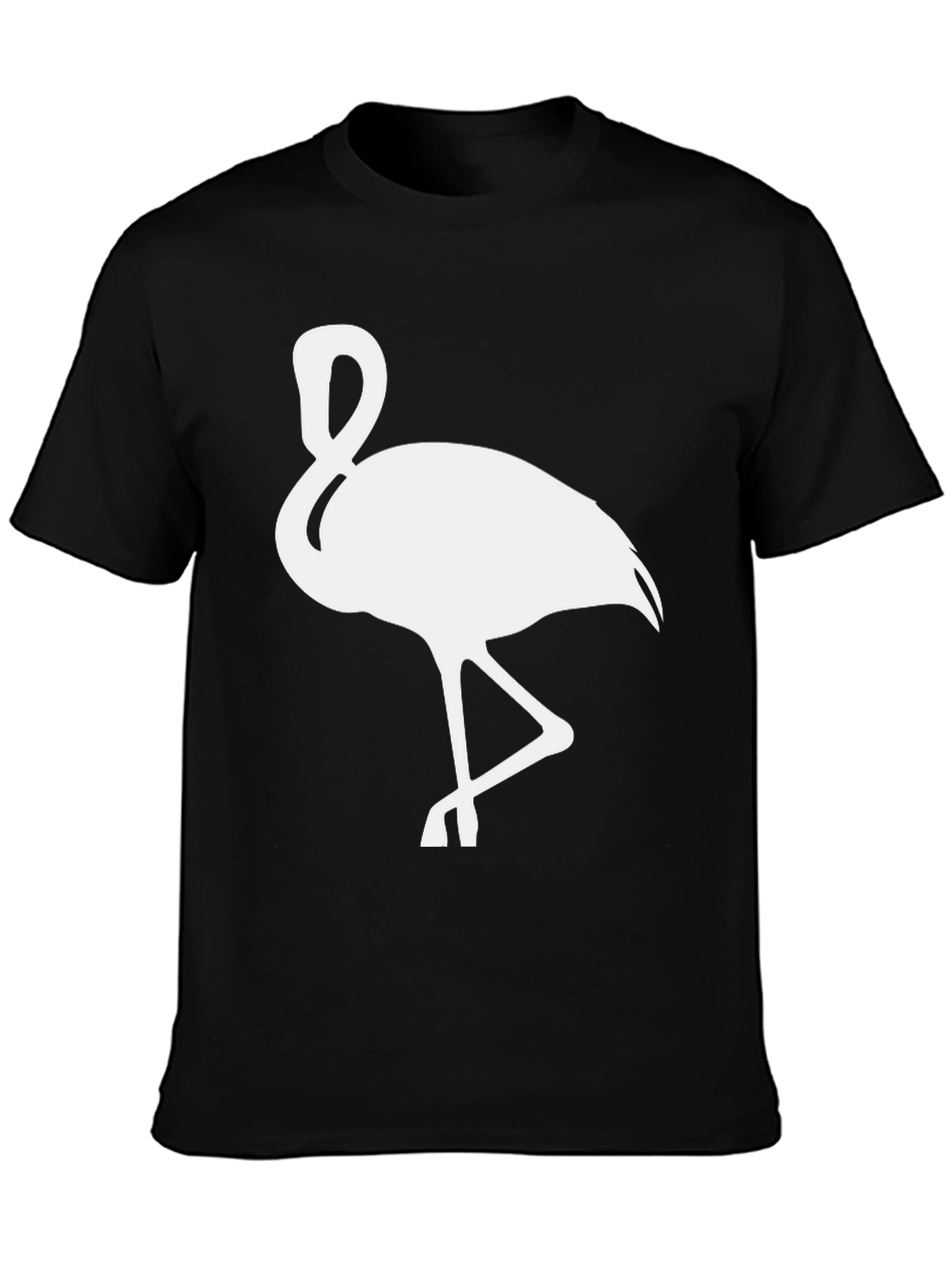 Black Flamingo Graphic T-Shirt - Casual Style view 3