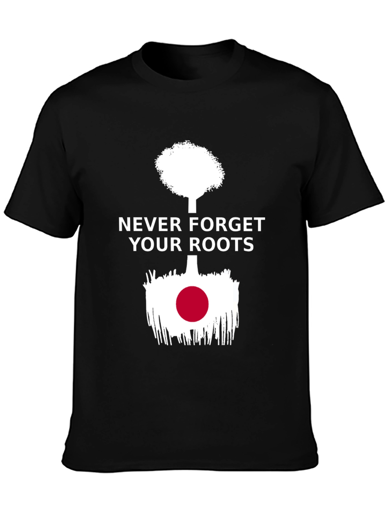 Black Never Forget Your Roots T-Shirt view 3