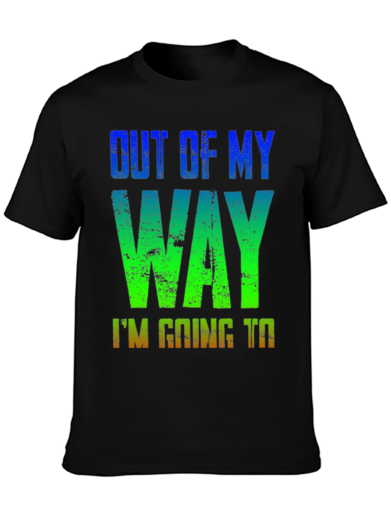 Black Out of My Way Graphic T-Shirt view 3