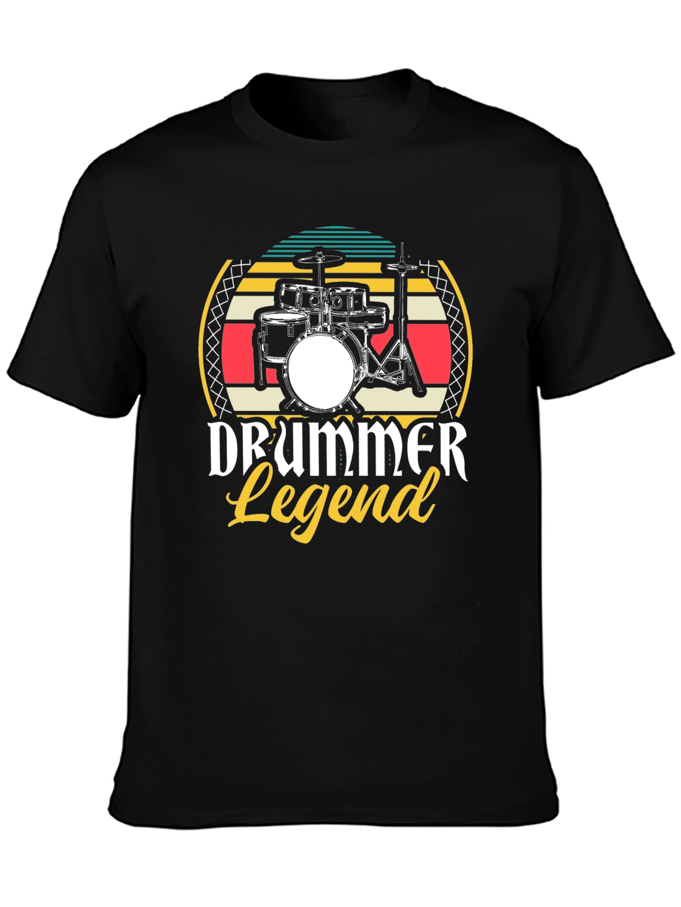 Black Drummer Legend Graphic Tee view 3