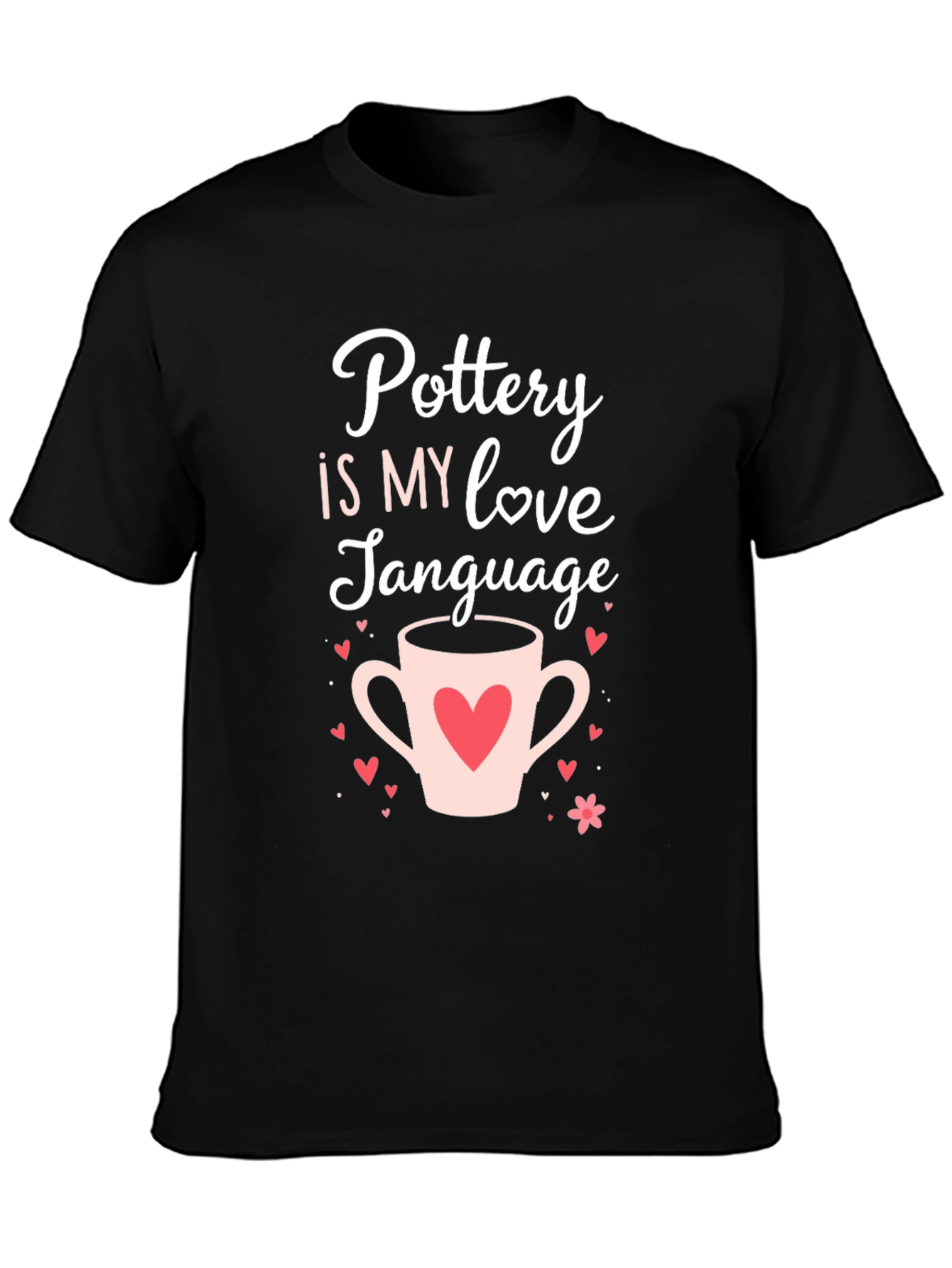 Black Pottery Is My Love Language Graphic Tee view 3