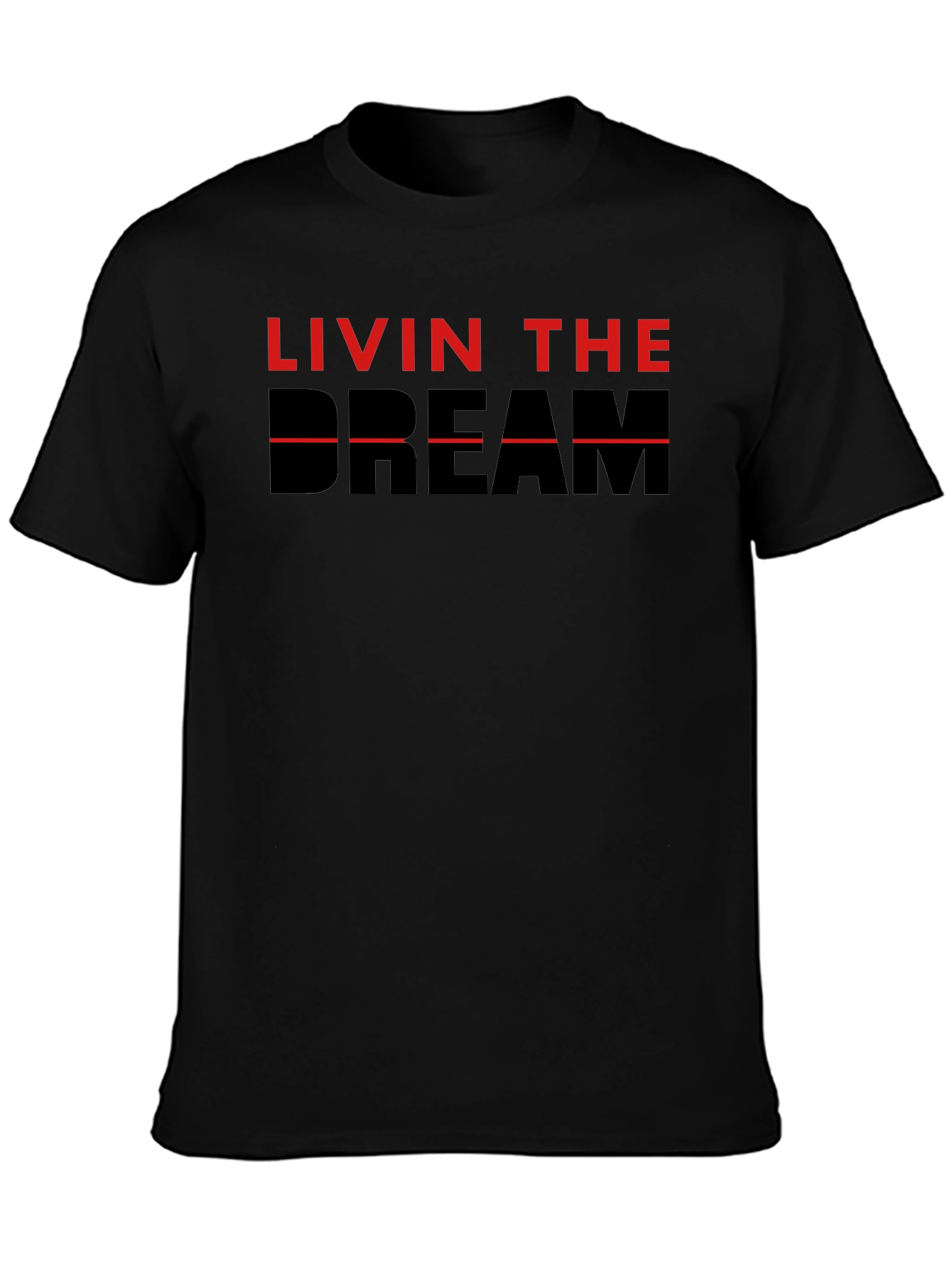 Black Livin' The Dream Graphic Tee - Black view 3