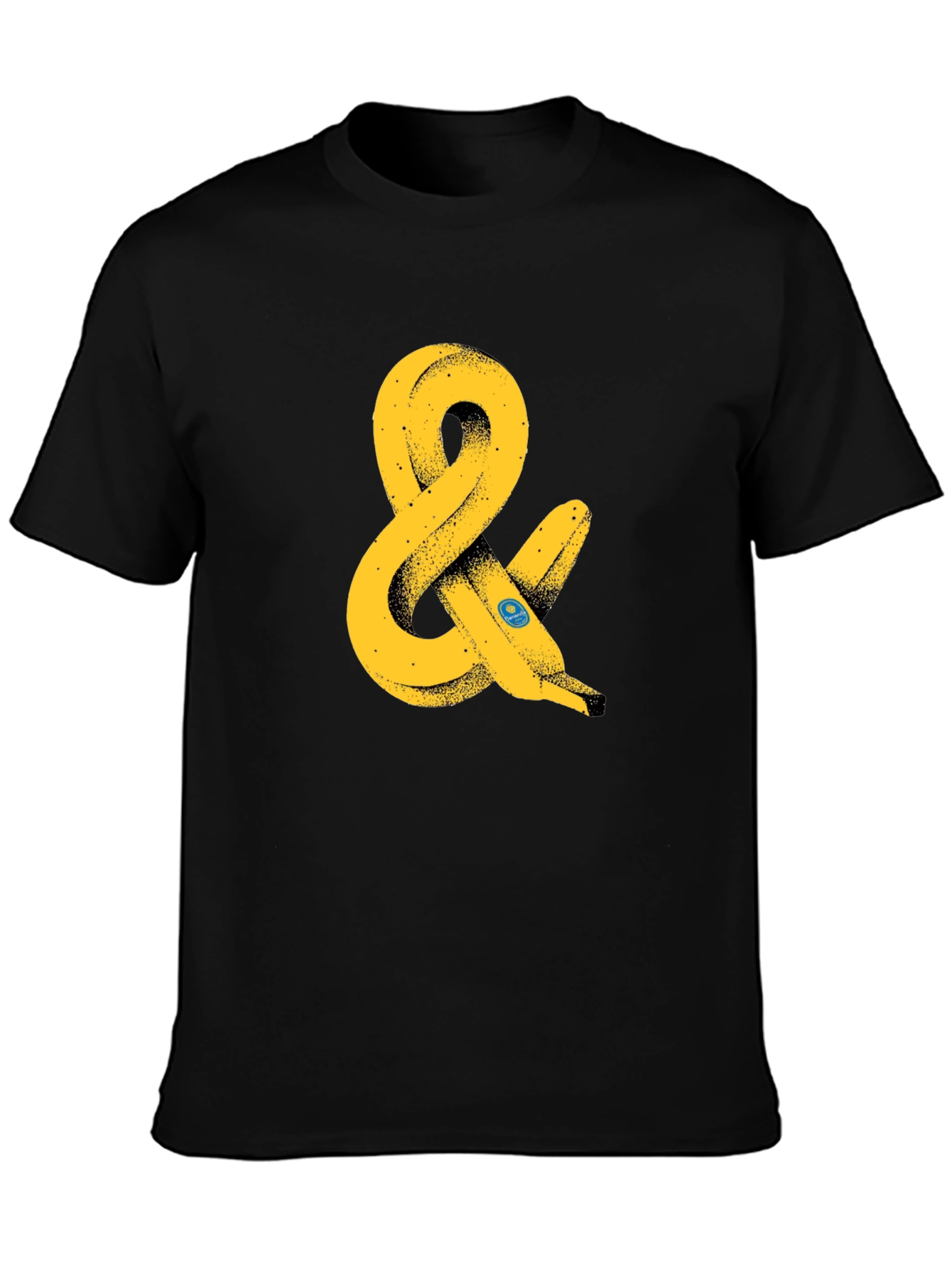 Black Banana Ampersand Graphic T-Shirt - Black view 3
