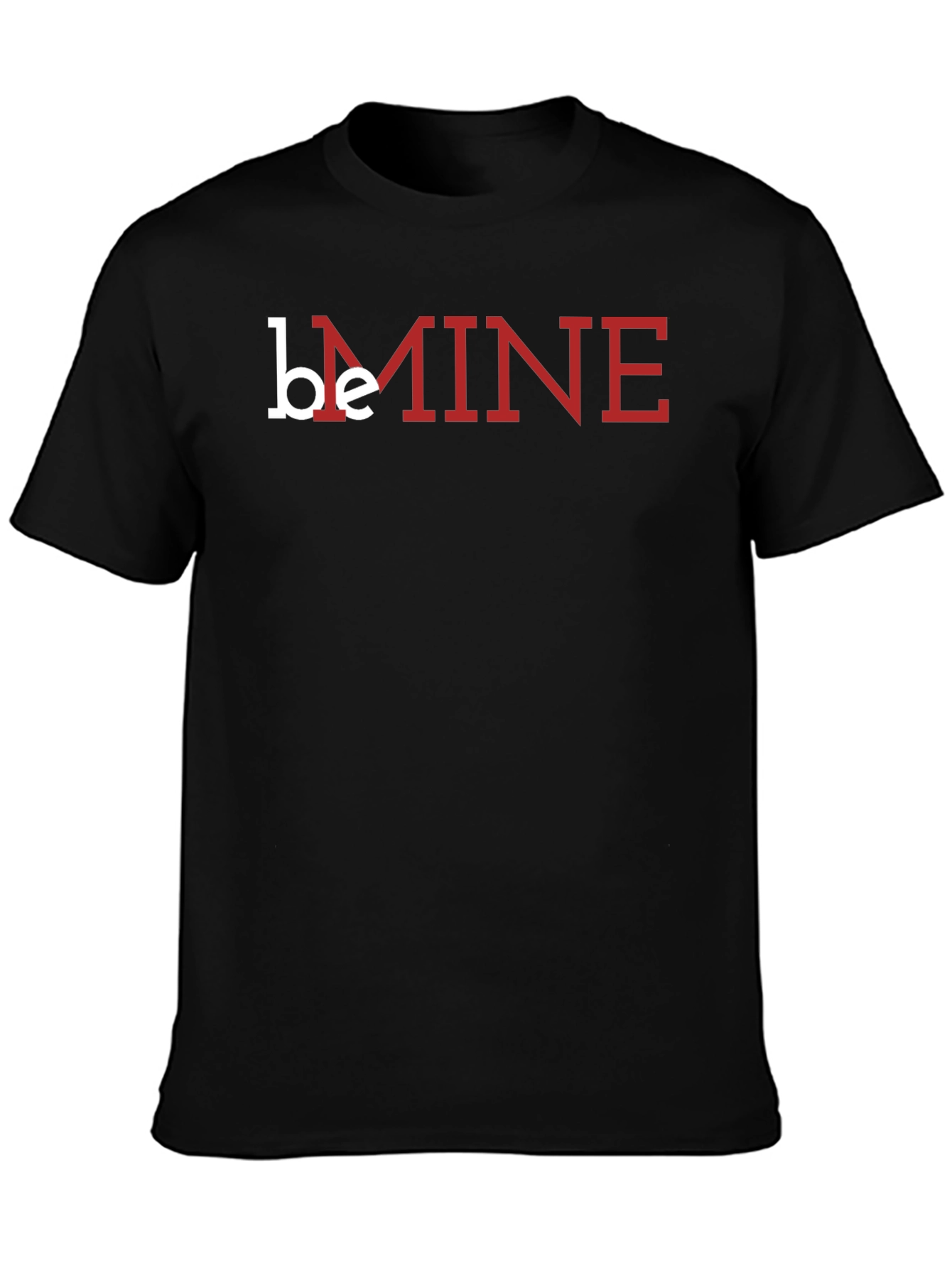 Black Be Mine Graphic Tee - Black view 3