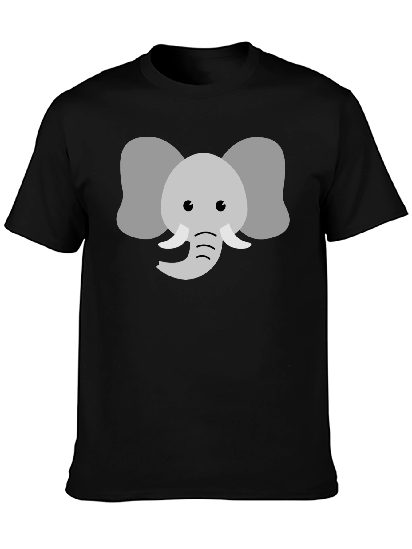Black Elephant Graphic Tee - Soft Cotton Comfort view 3
