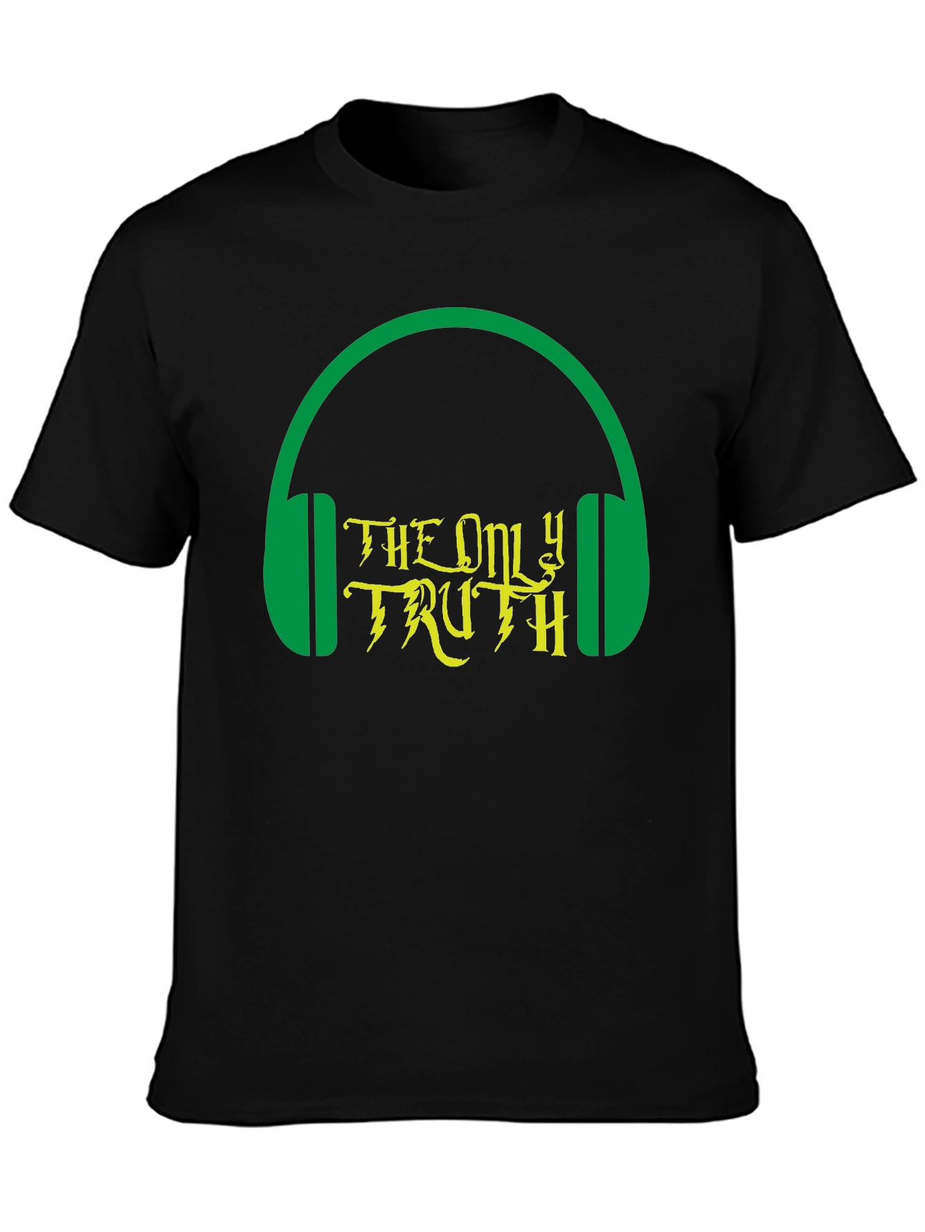 Black The Only Truth Graphic T-Shirt - Black view 3