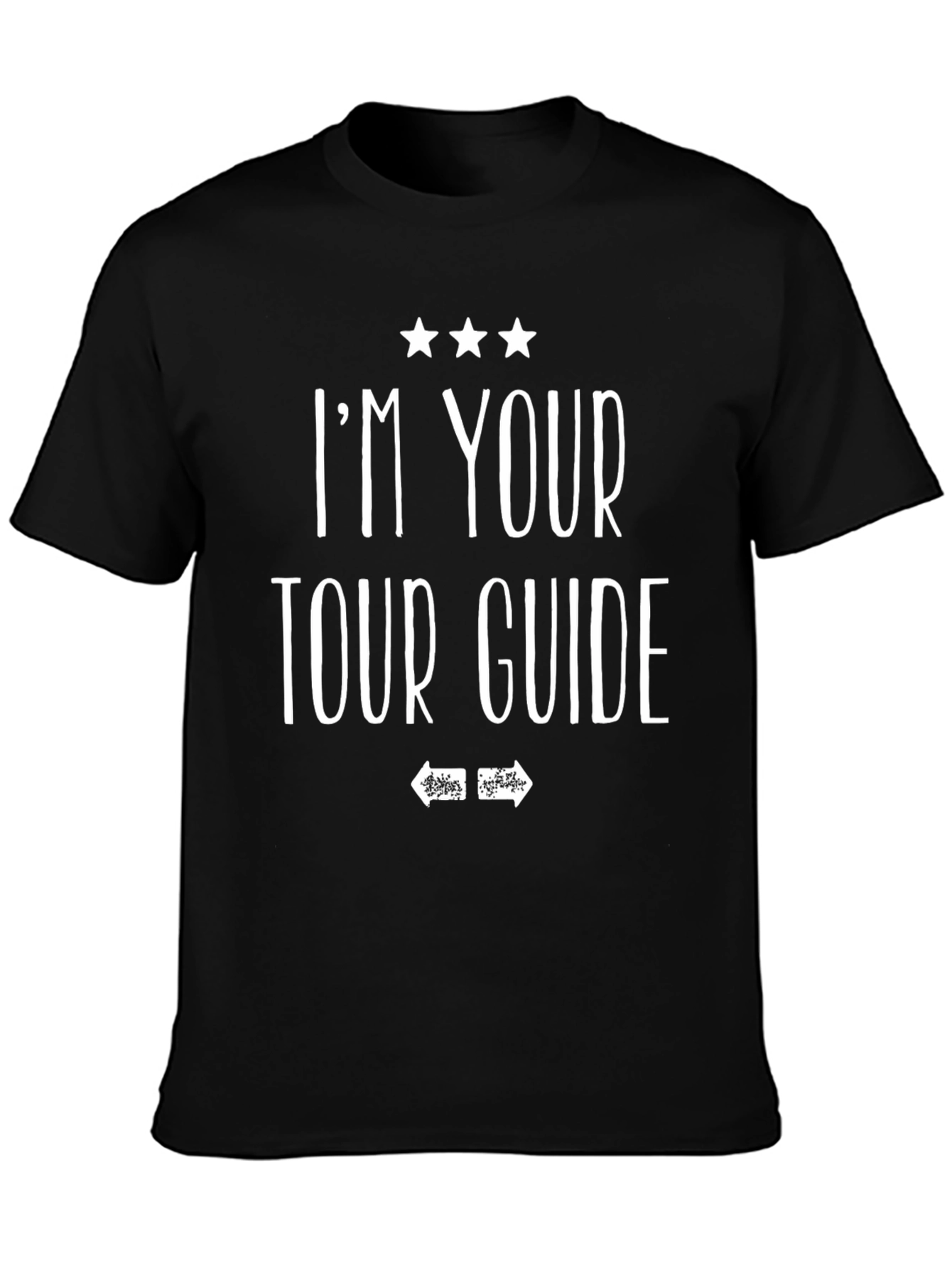 Black I'm Your Tour Guide T-Shirt - Funny Vacation Tee view 3
