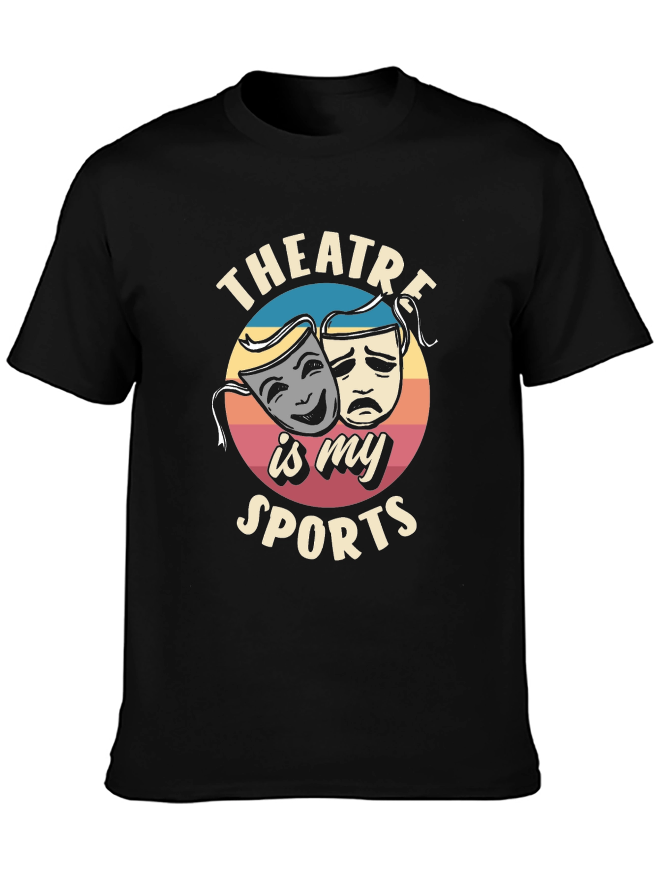 Black Theatre is My Sport T-Shirt view 3