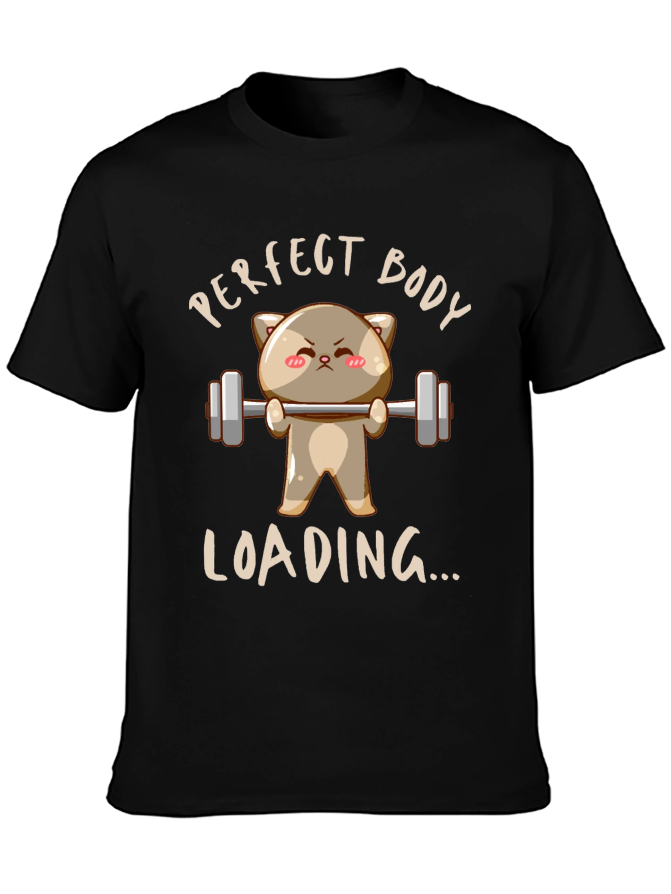 Black Perfect Body Loading T-Shirt view 3