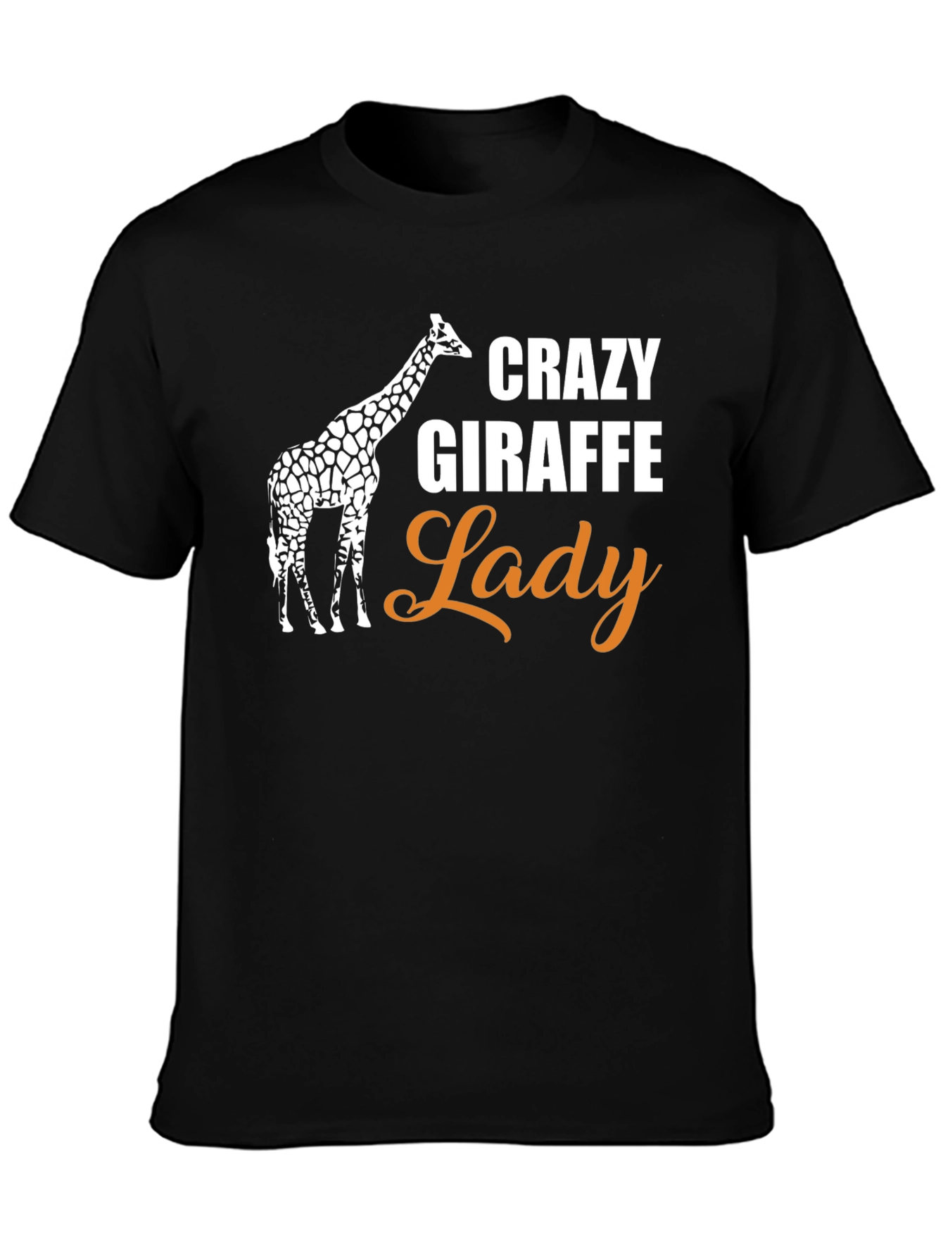 Crazy Giraffe Lady T-Shirt - Unisex - 3