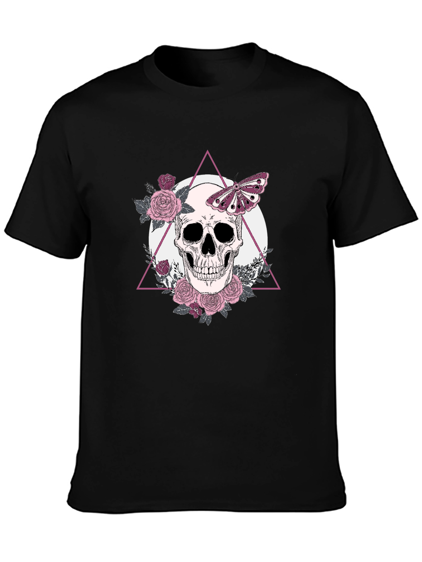Skull & Butterfly Graphic Tee - 3