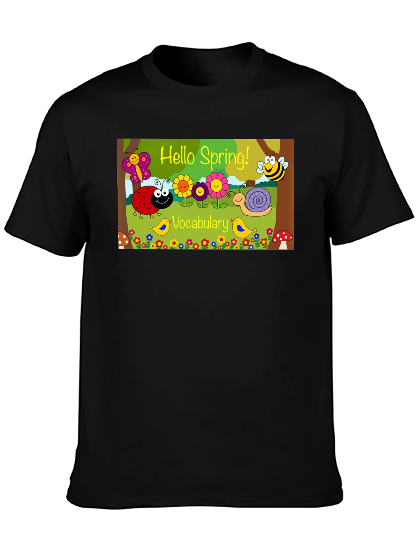 Hello Spring Vocabulary T-Shirt - 3
