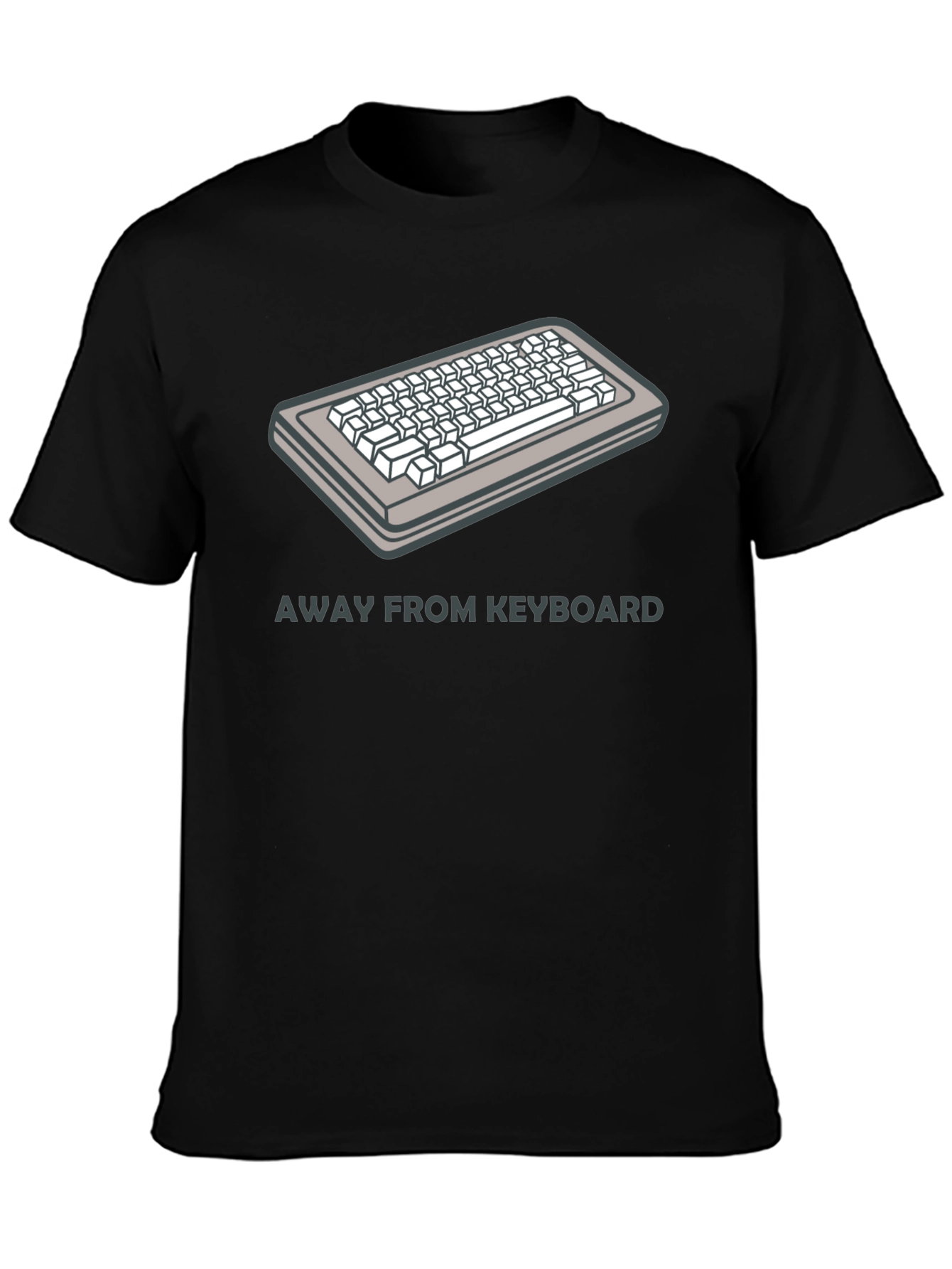 Black Away From Keyboard (AFK) Graphic Tee view 3