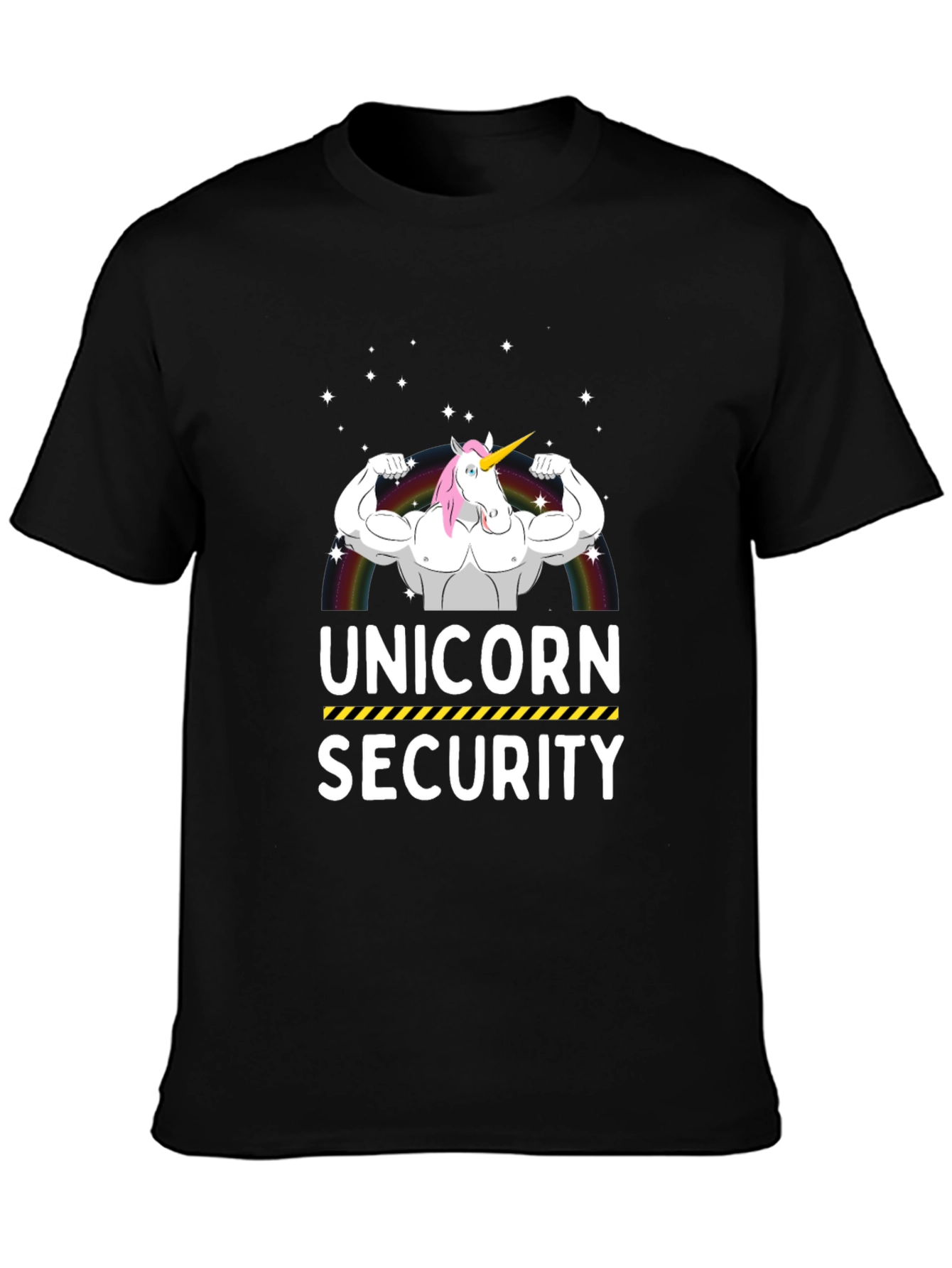 Black Unicorn Security T-Shirt view 3