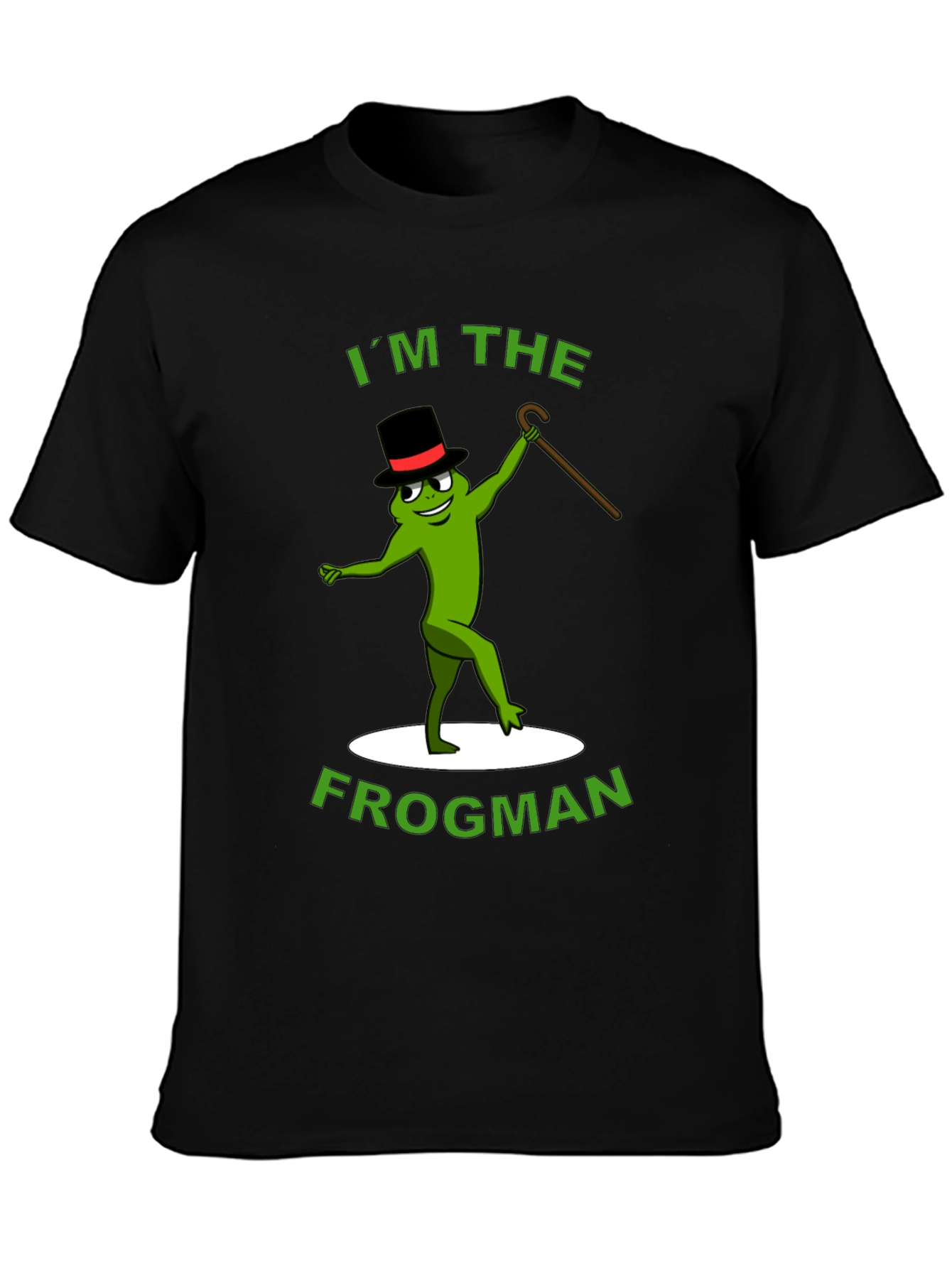Black I'm The Frogman T-Shirt view 3