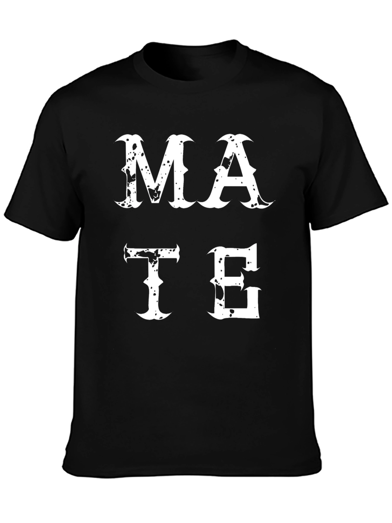 Black Mate Black Graphic Tee view 3