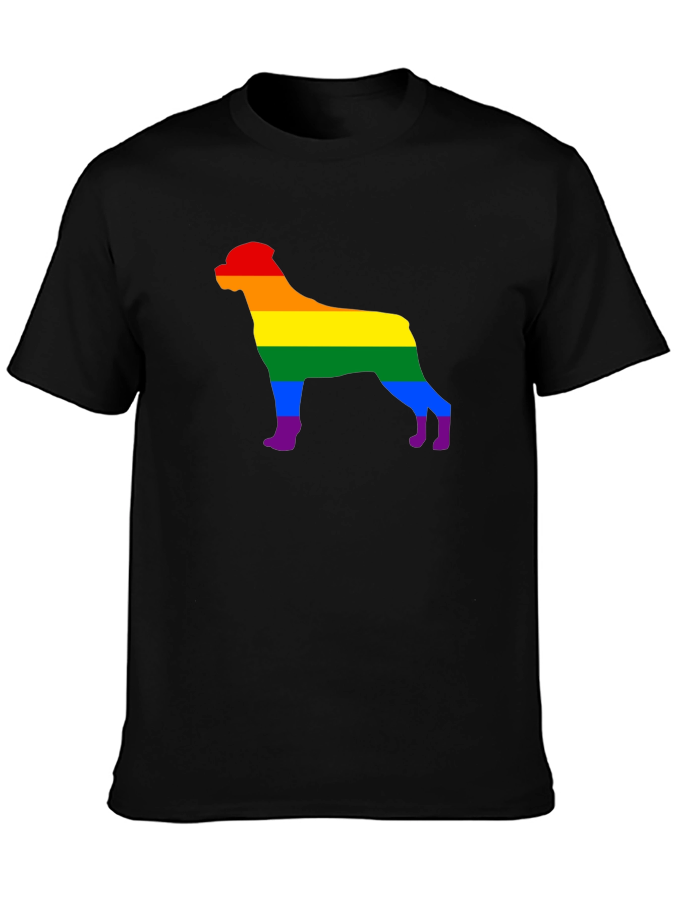 Rottweiler Pride Rainbow T-Shirt - 3