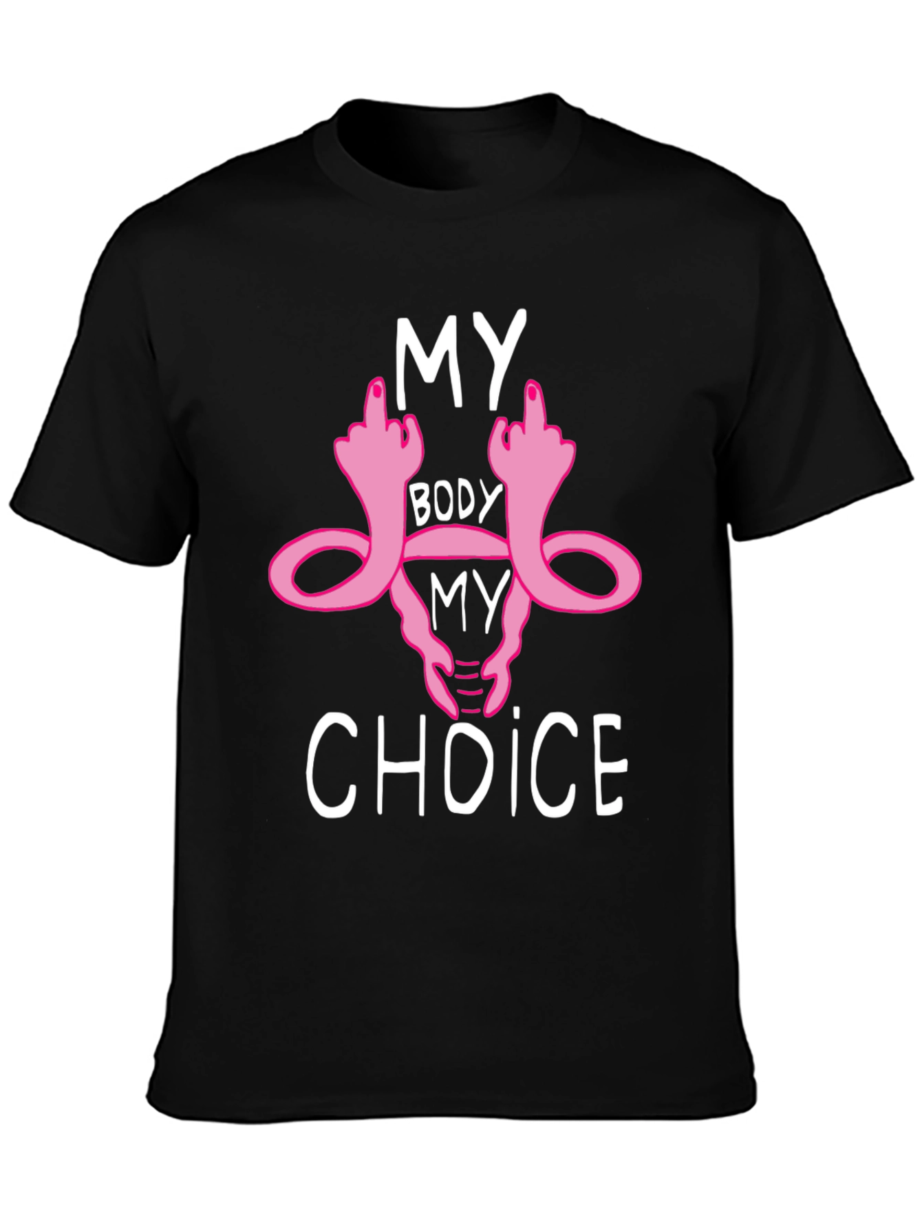 Black My Body My Choice Graphic Tee view 3