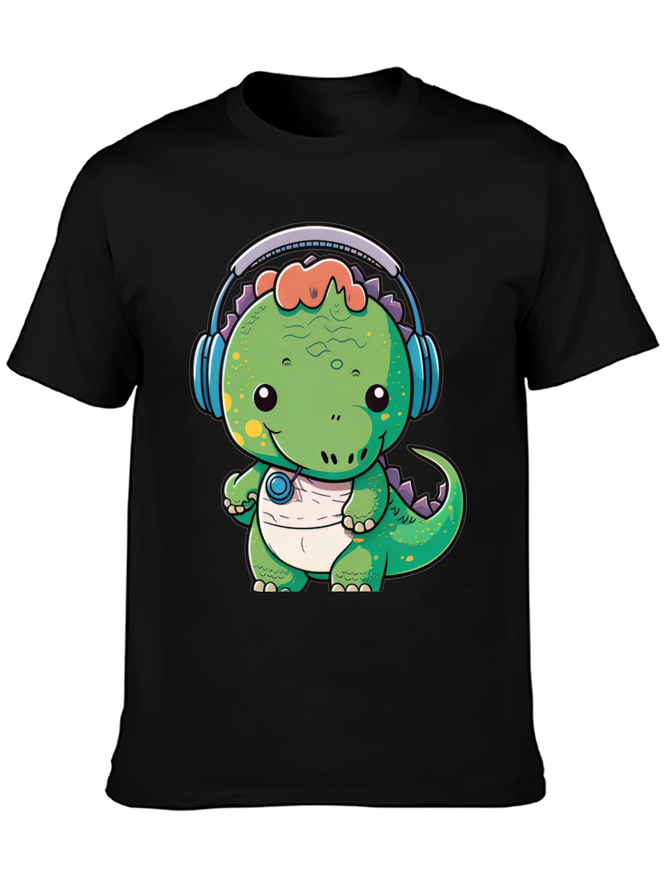 Black Dino Doctor Tee view 3