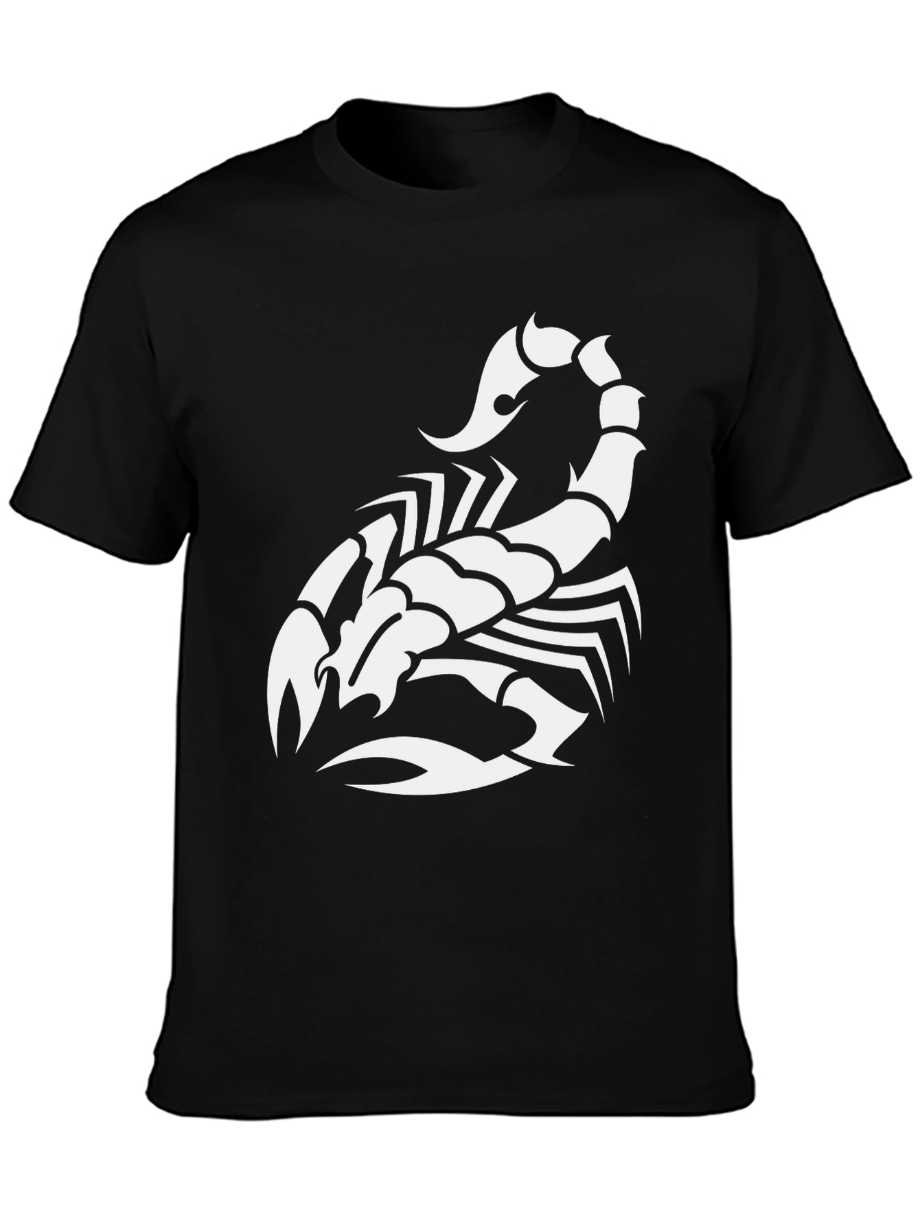 Black Scorpion Graphic Tee - Stylish Black Cotton T-Shirt view 3