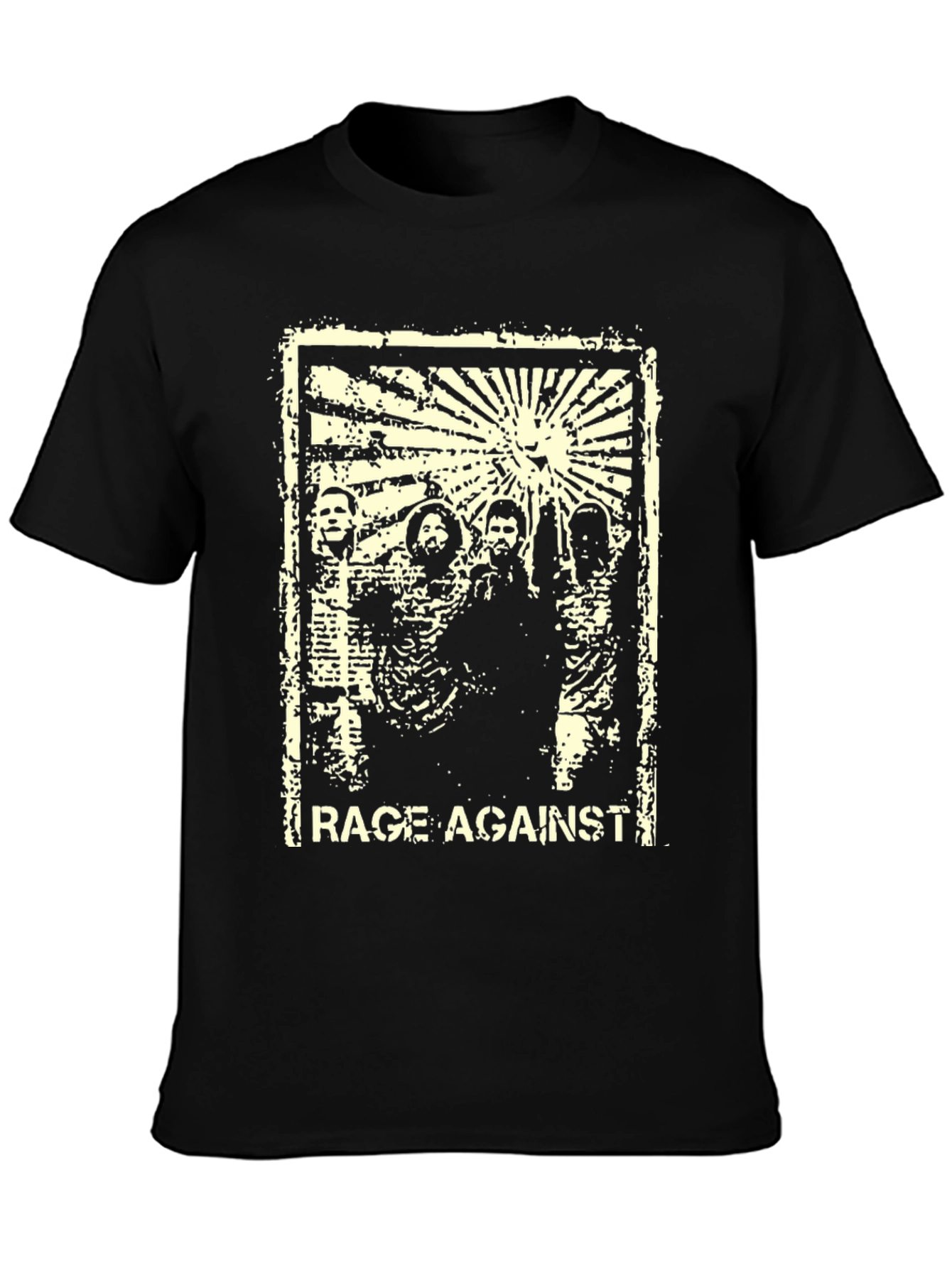 Black Rage Against the Machine Graphic T-Shirt view 3