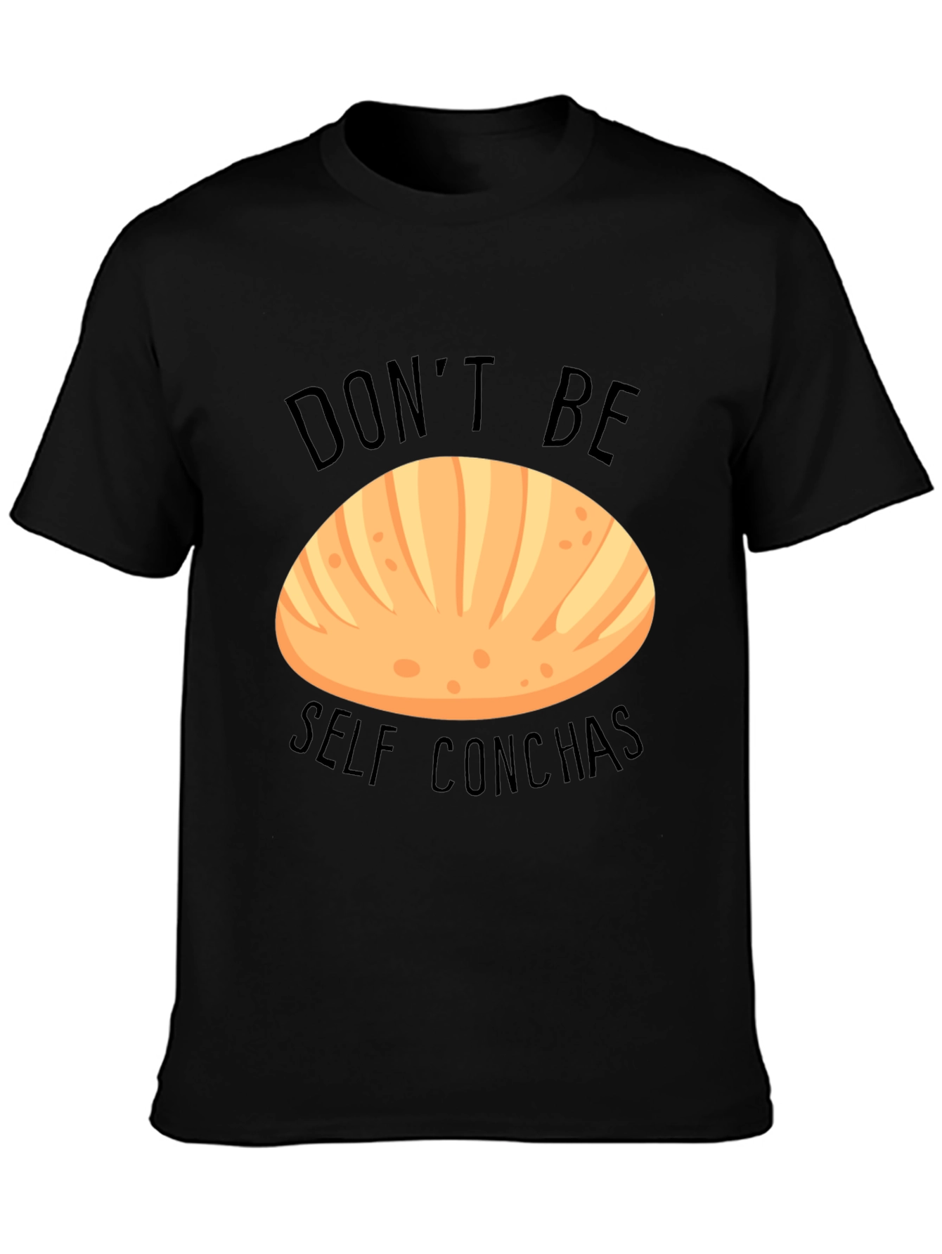 Black Don't Be Self Conchas T-Shirt view 3