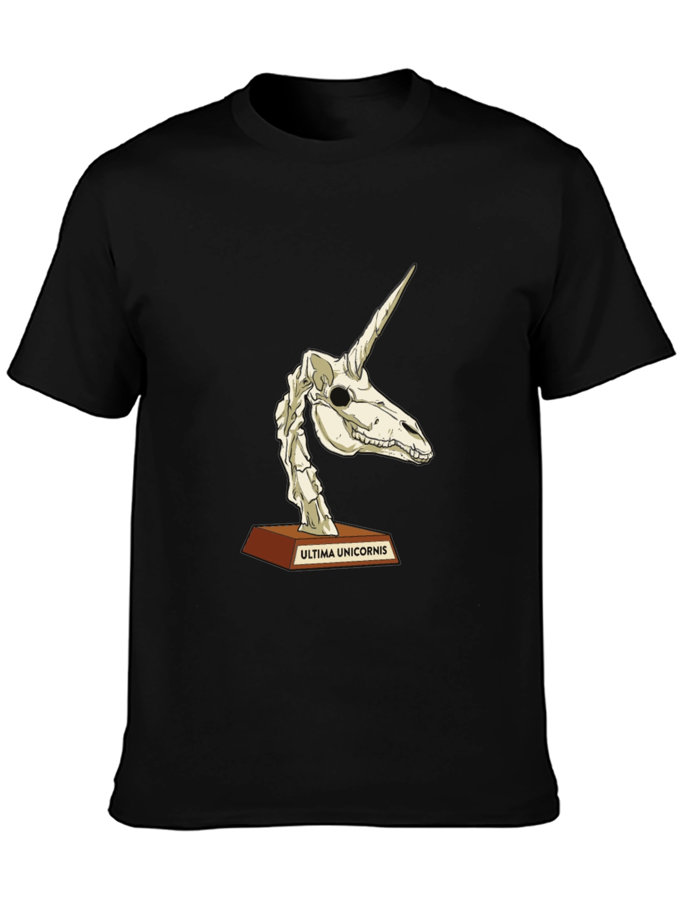 Black Unicorn Skeleton T-Shirt - Ultima Unicornis view 3