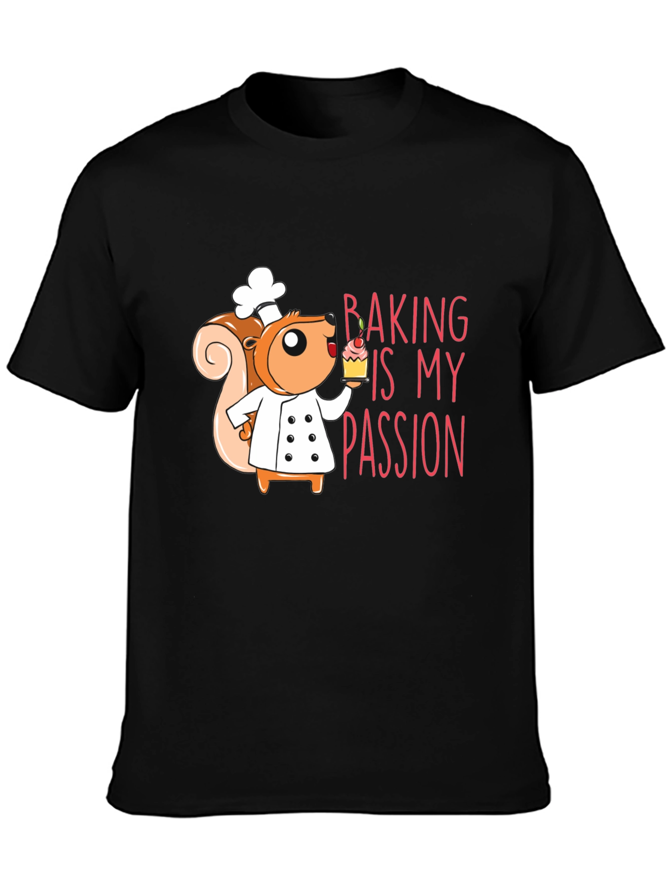 Black Baking is My Passion T-Shirt view 3