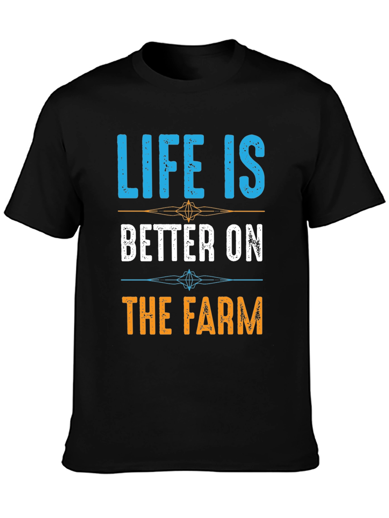 Black Life is Better on the Farm T-Shirt view 3