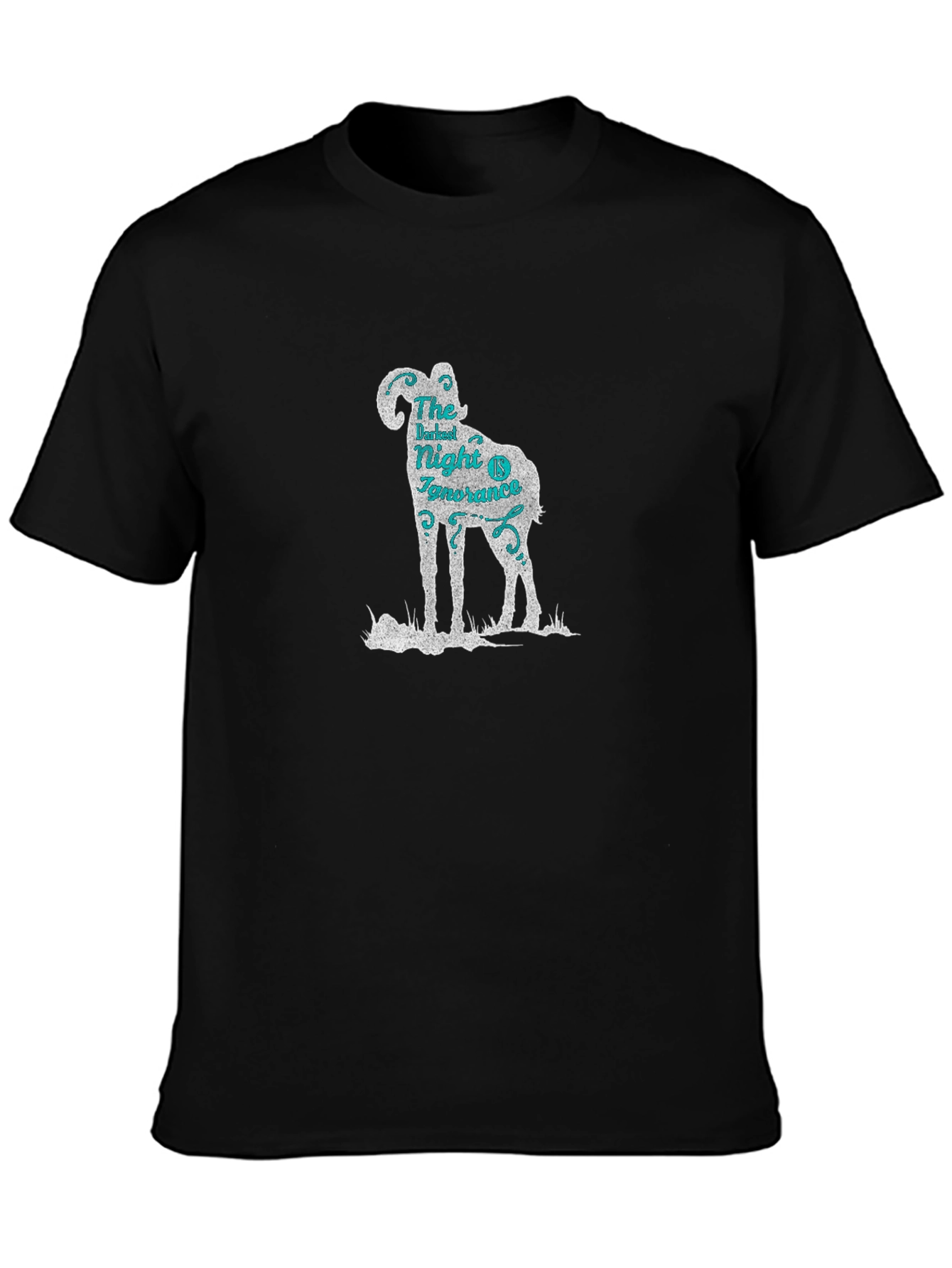 Black Ram Graphic T-Shirt - The Darkest Night Jamboree view 3