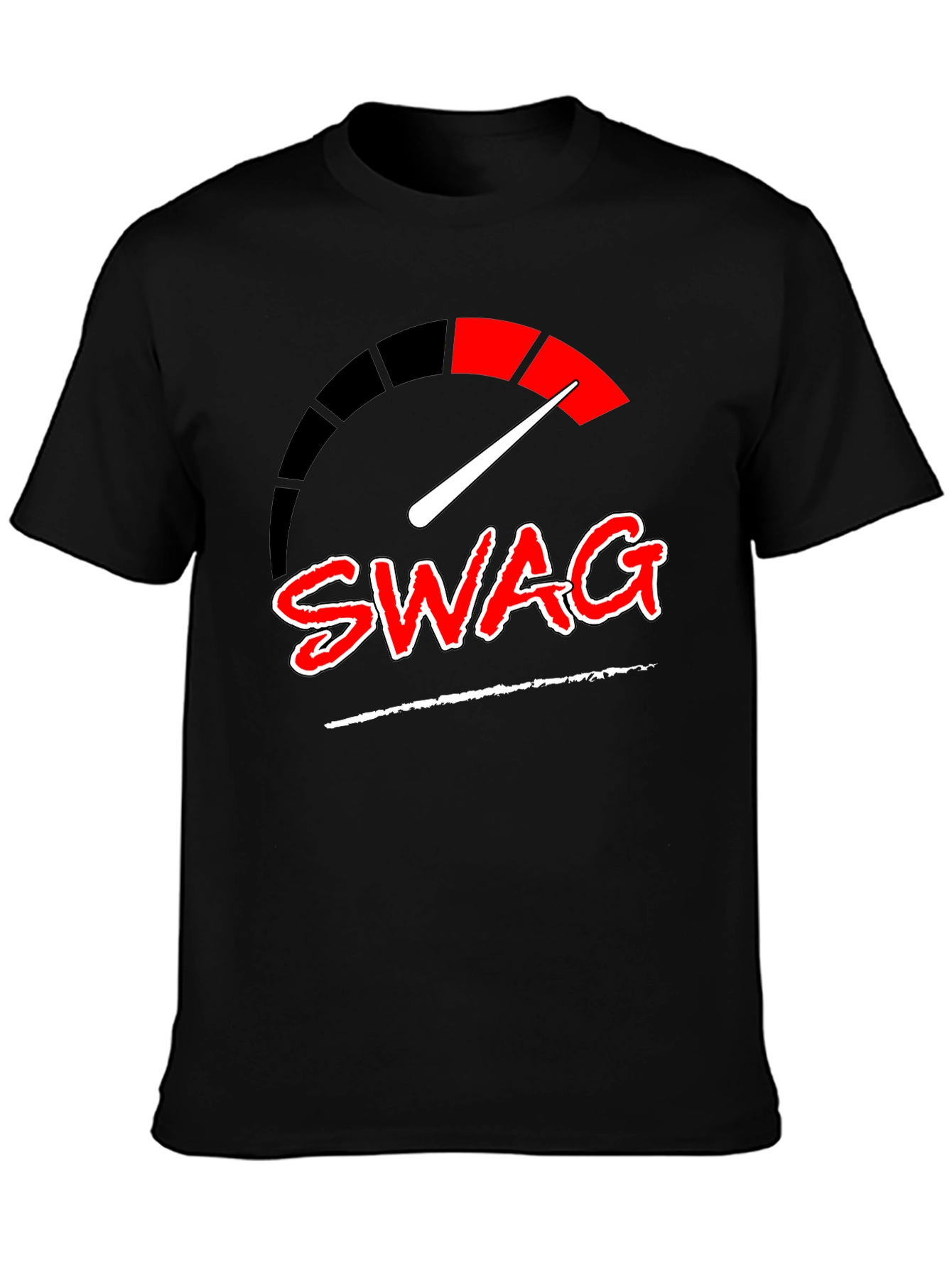Black Swag Meter Graphic Tee - Cool Streetwear view 3