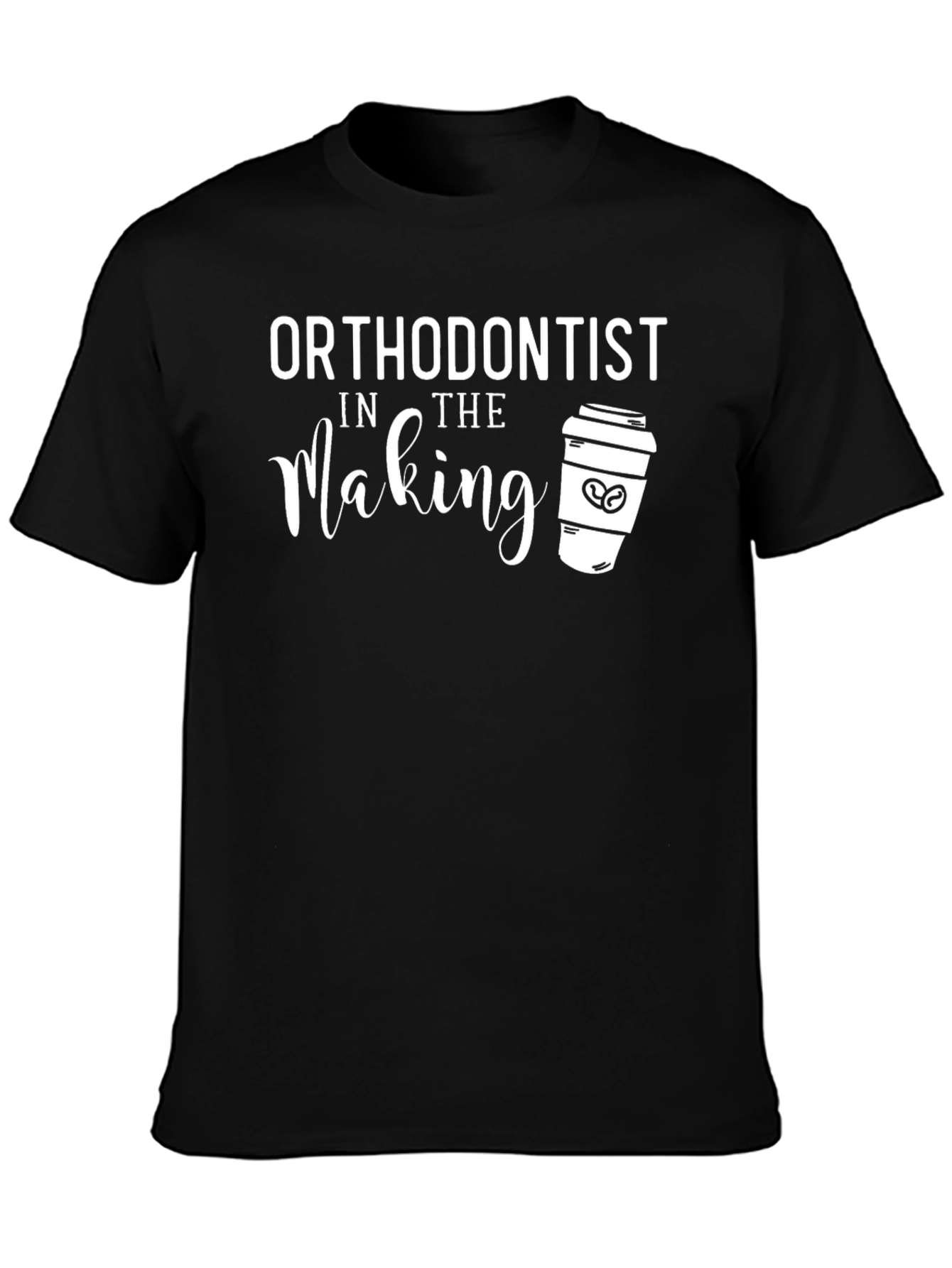 Black Orthodontist in the Making Graphic T-Shirt view 3