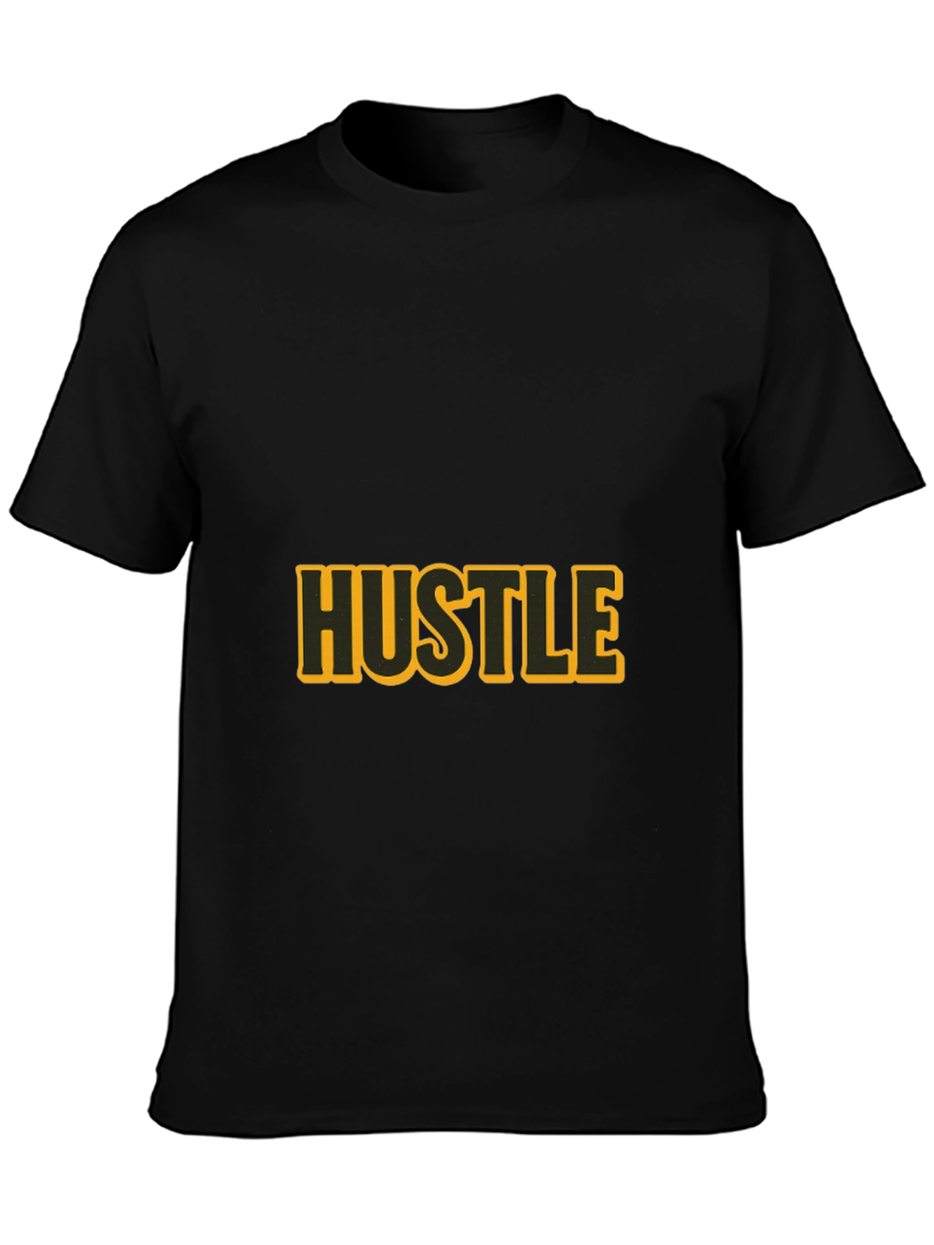 Black Black Hustle Graphic T-Shirt view 3