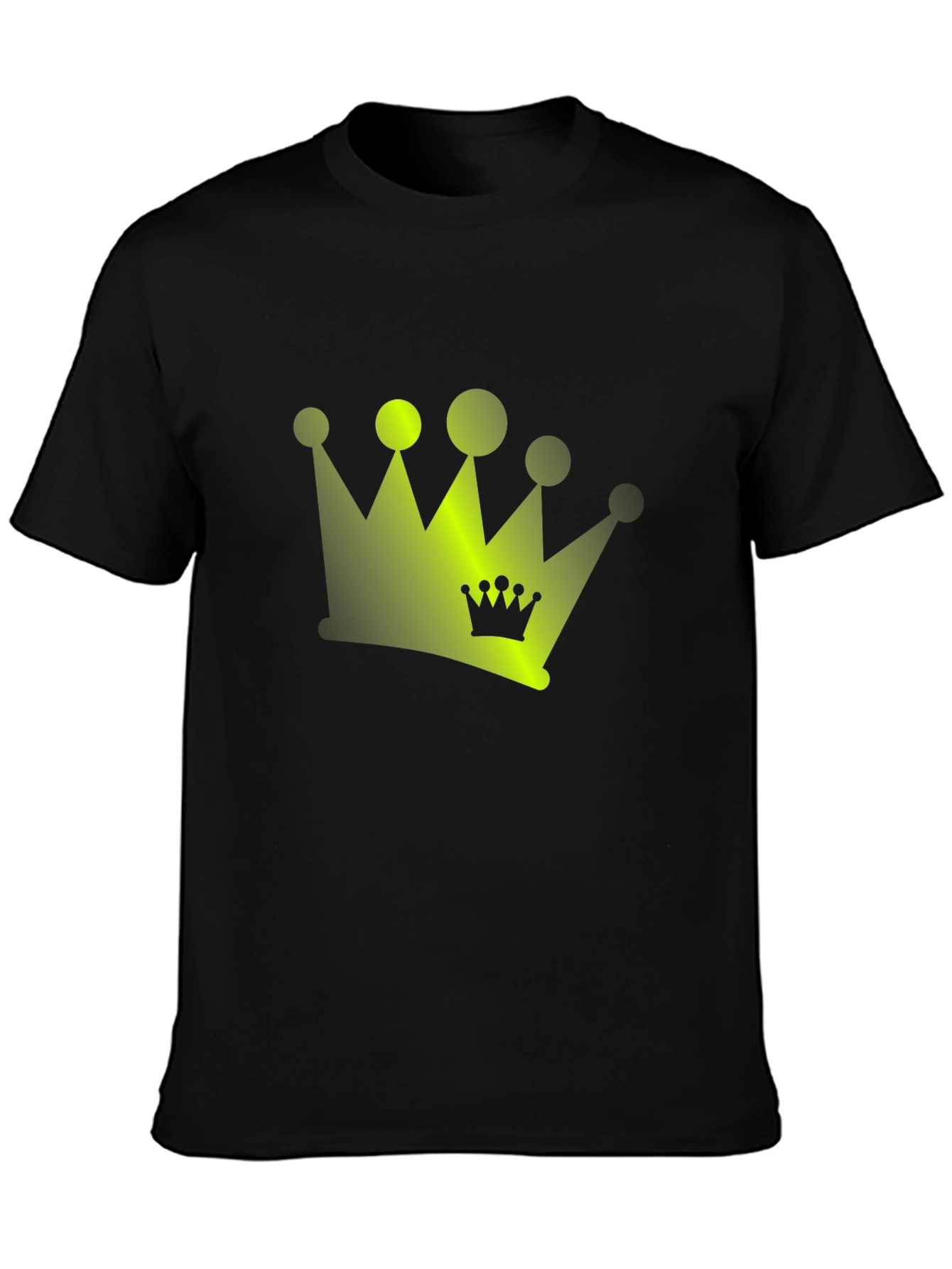 Black Crown Graphic Tee - Trendy Streetwear view 3