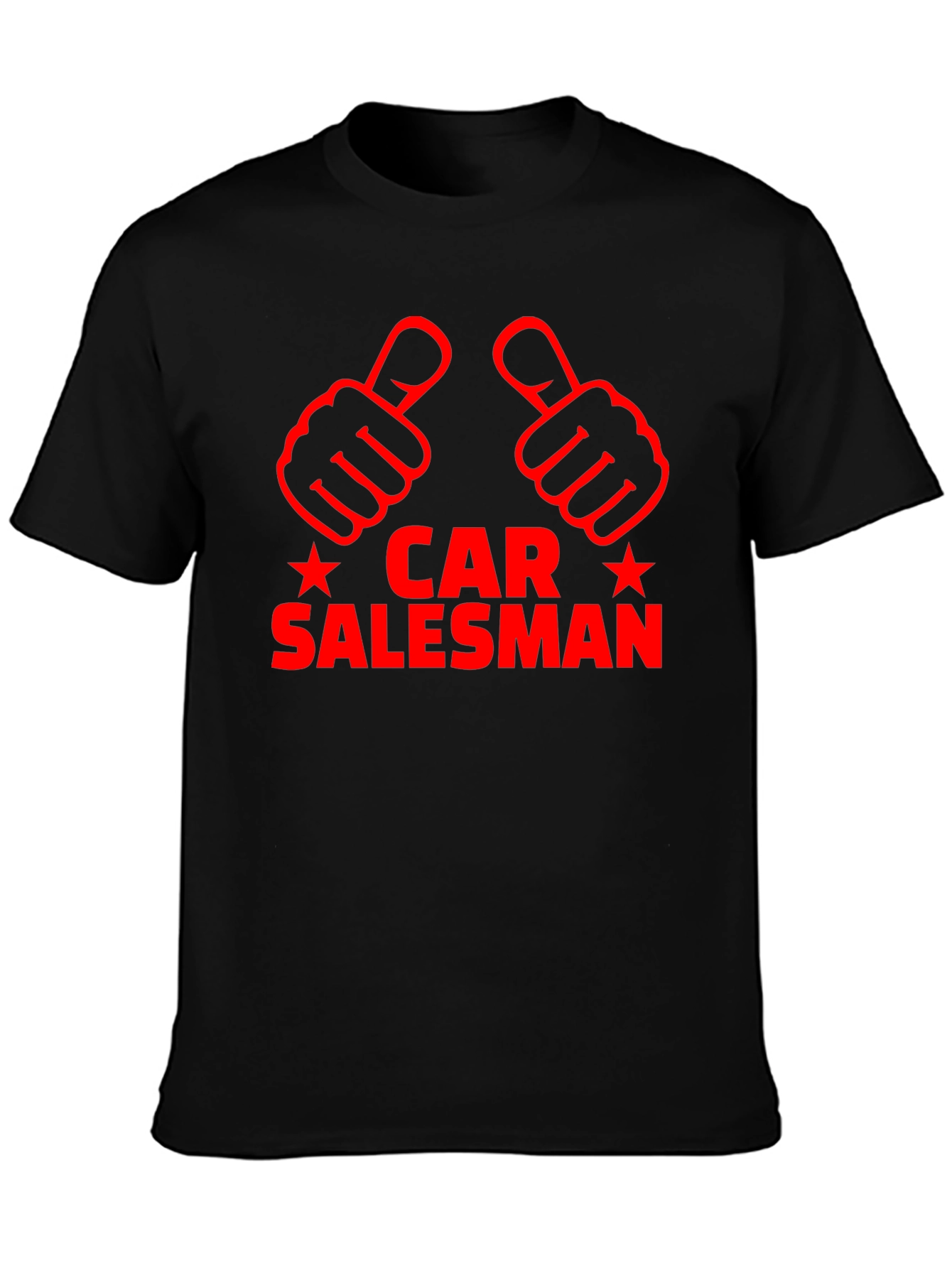 Black Car Salesman Novelty T-Shirt view 3
