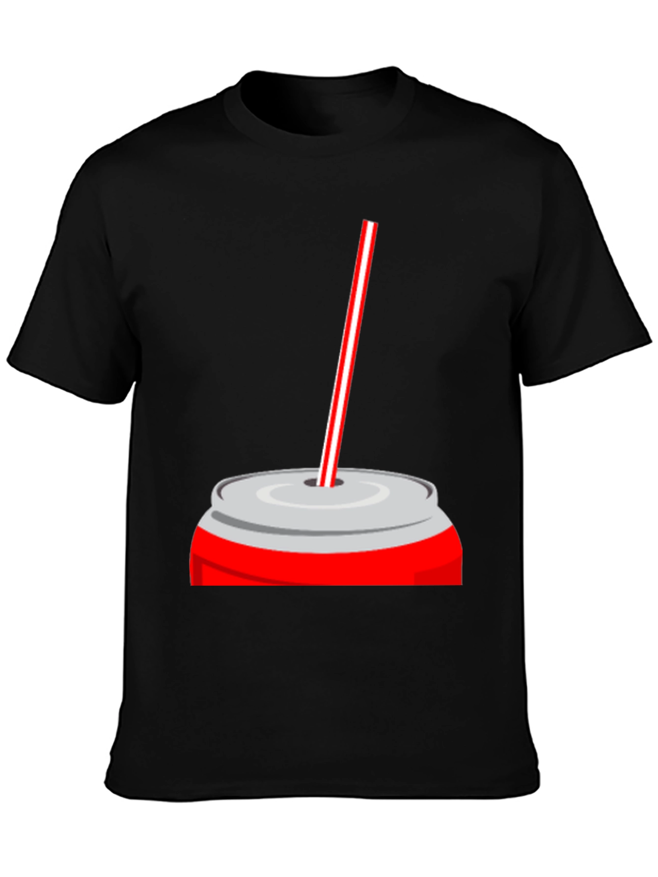 Black Soda Can T-Shirt - Refreshing & Unique Design view 3