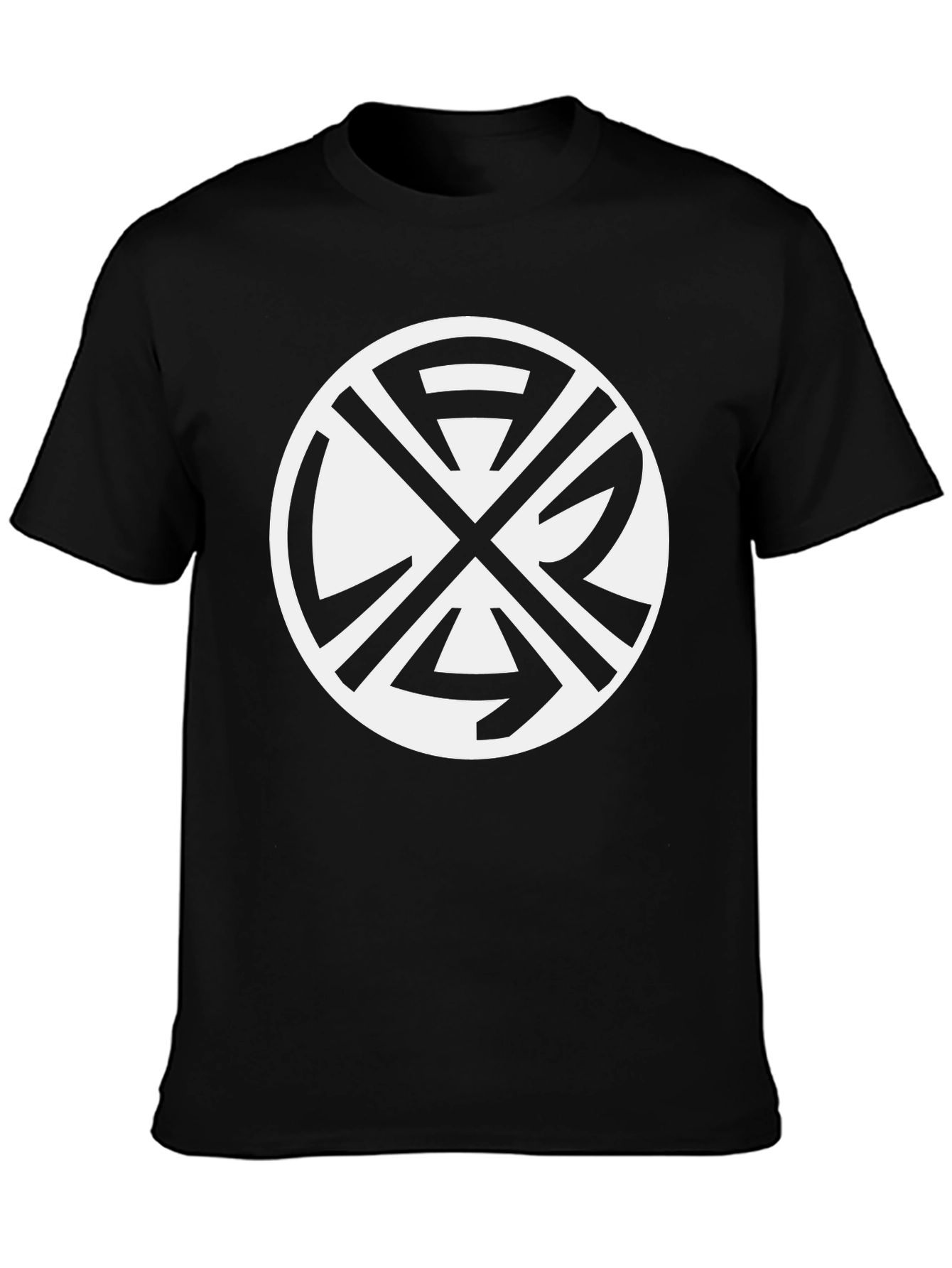 Black Black LAZR Circle Logo Tee view 3