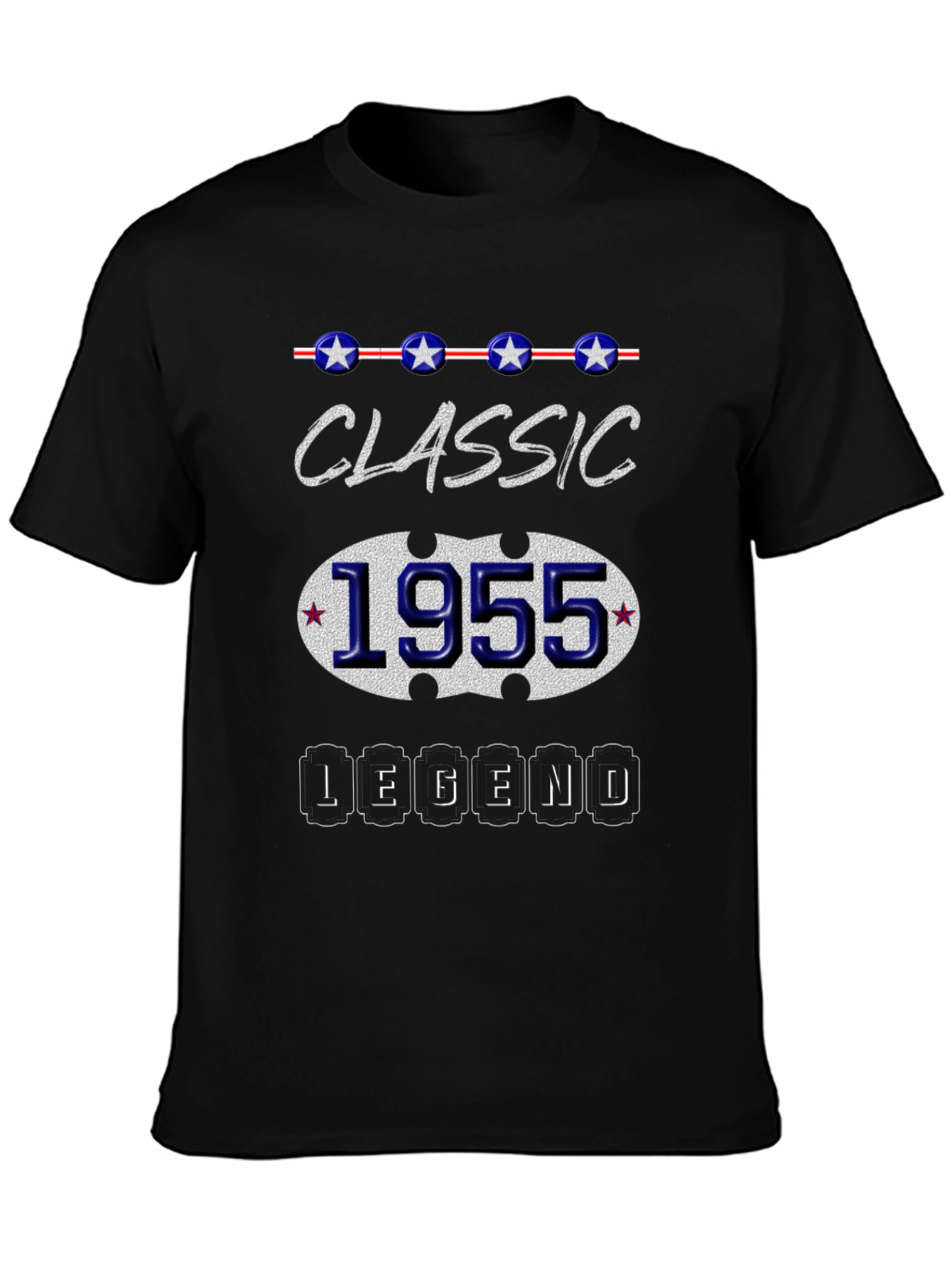 Black Classic 1955 Legend T-Shirt view 3