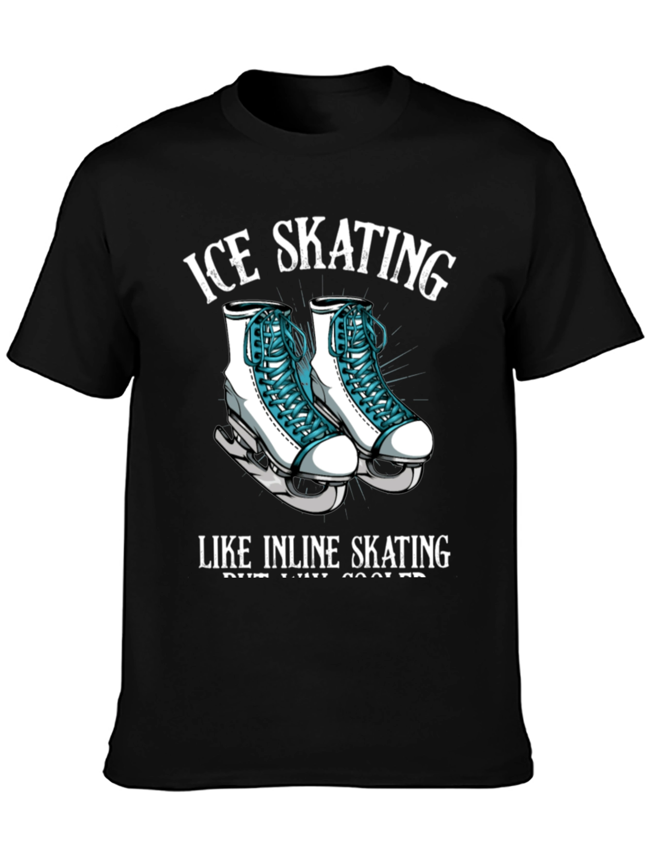 Ice Skating T-Shirt - Cool Skates Tee - 3