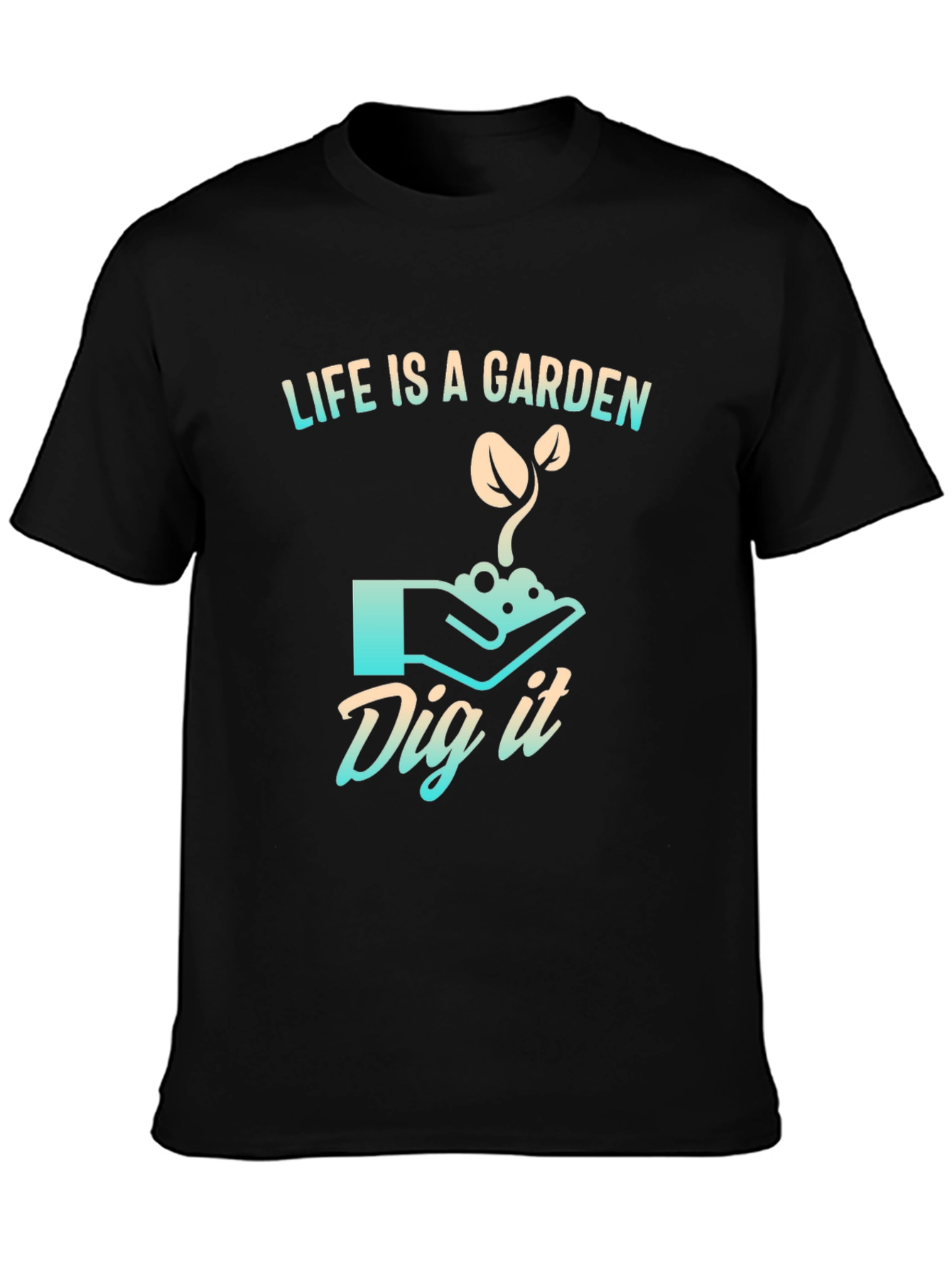 Black Life is a Garden T-Shirt - Dig It view 3