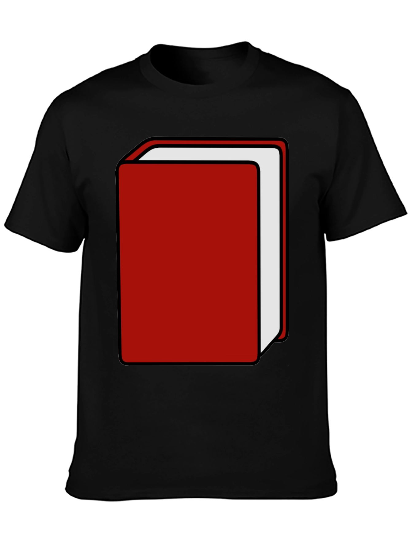 Black Red Book Graphic Tee - Stylish & Unique Design view 3