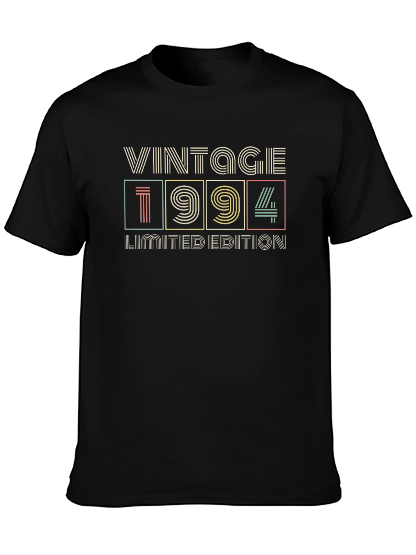 Black Vintage 1994 Limited Edition Black T-Shirt view 3