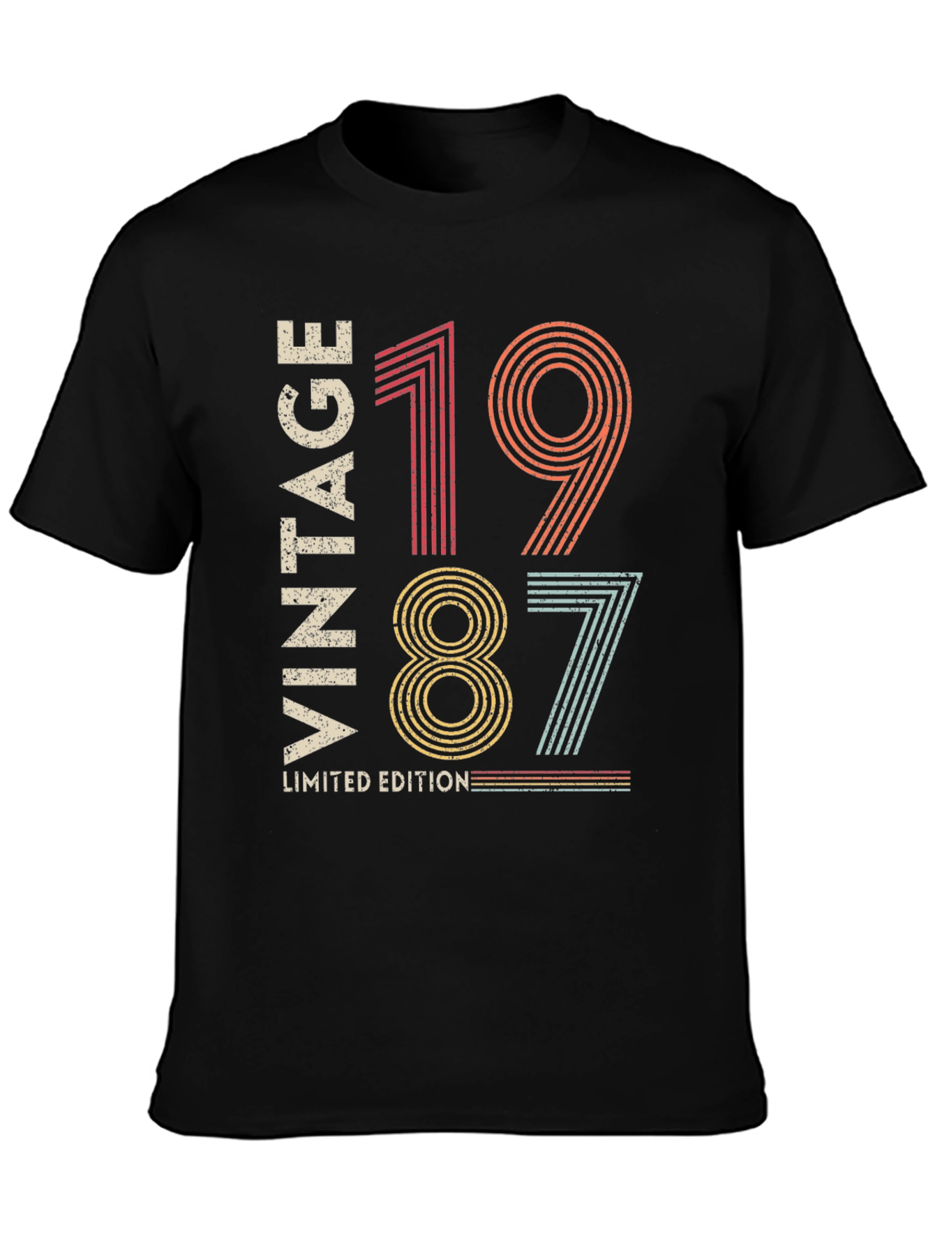 Black Vintage 1987 Limited Edition Graphic Tee view 3